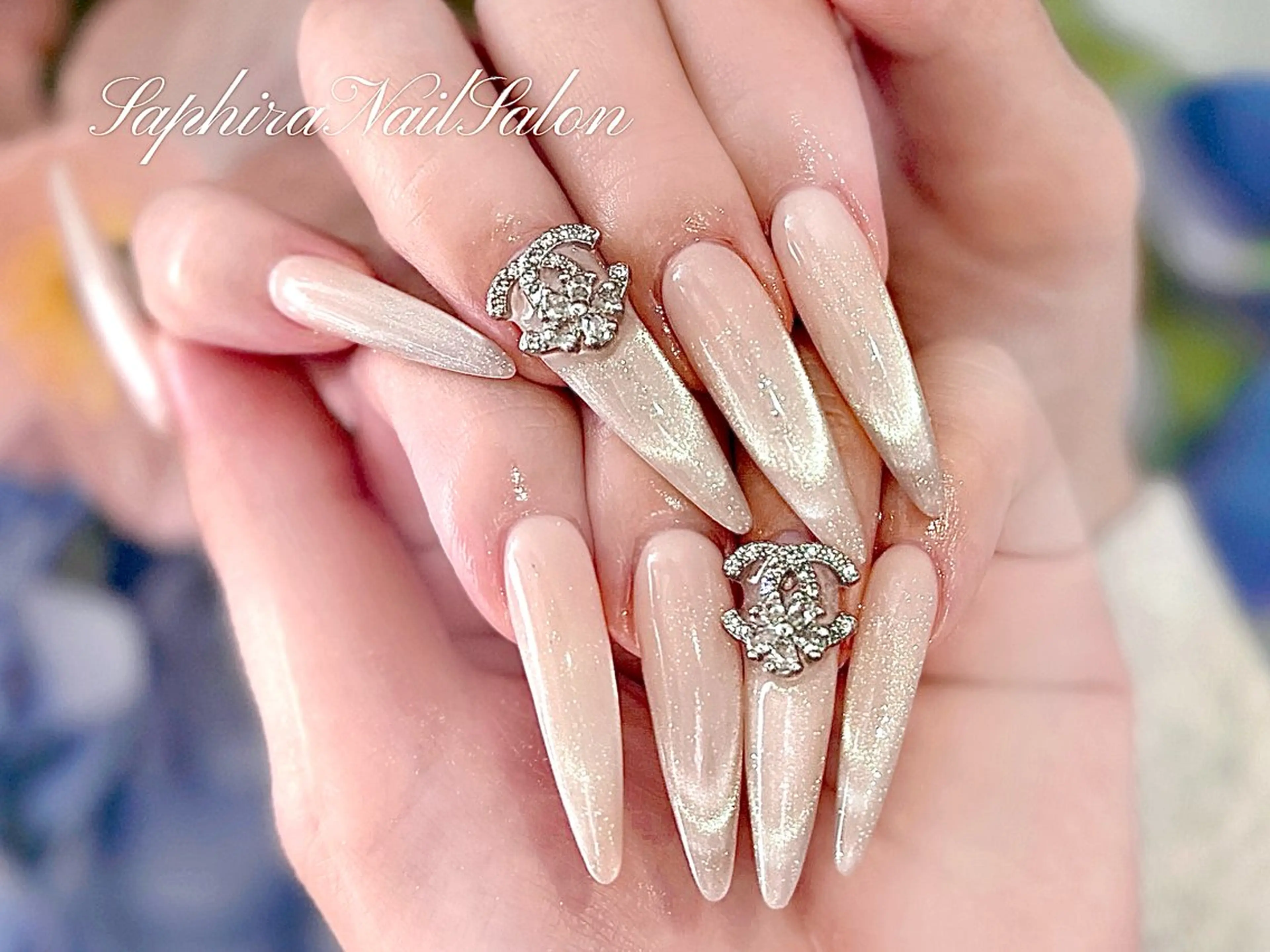 カラー ハンドネイル Saphiraネイル サロン錦糸町のネイルデザイン