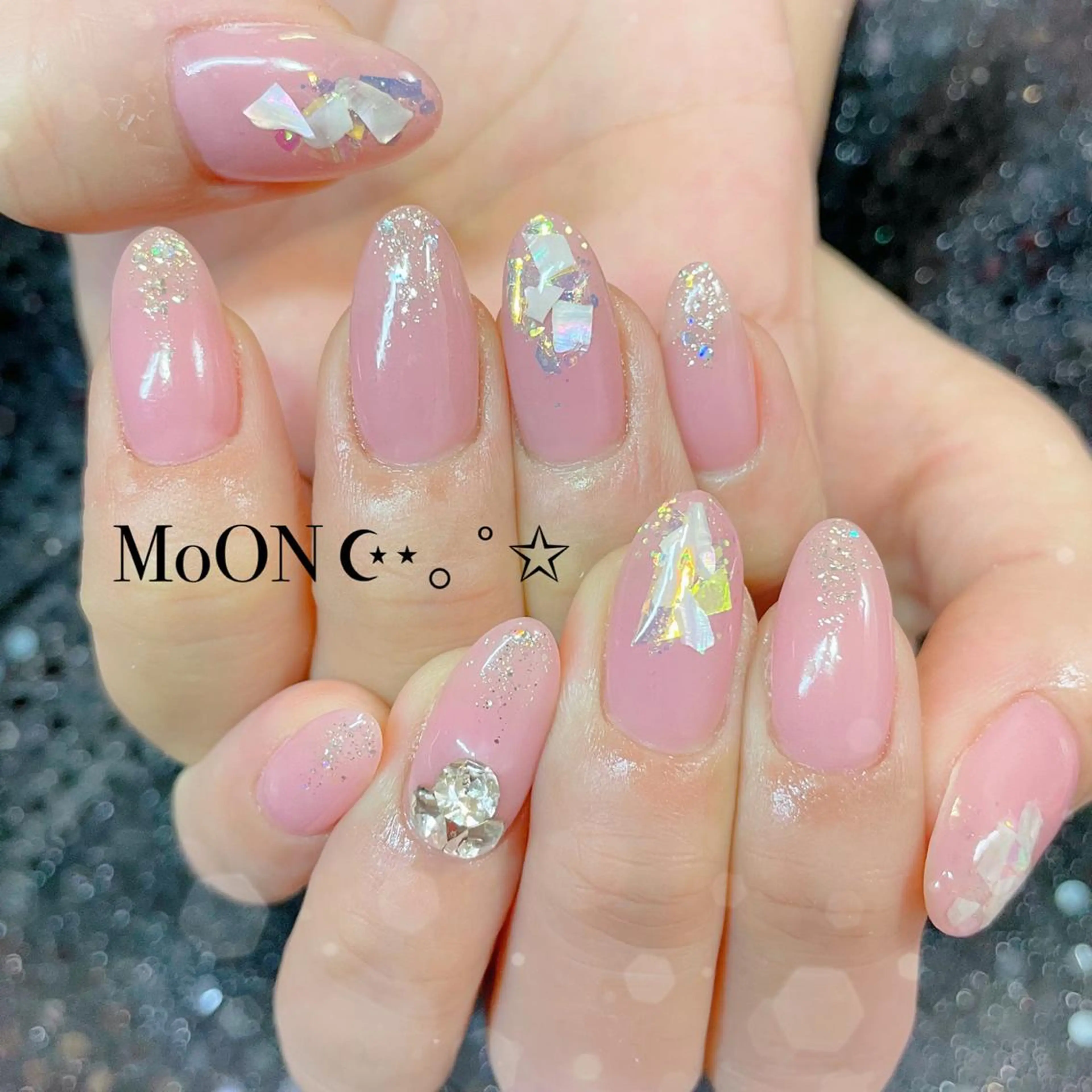 ネイル ハンドネイル ハンドケア MoON...❤︎ MeGuのネイルデザイン