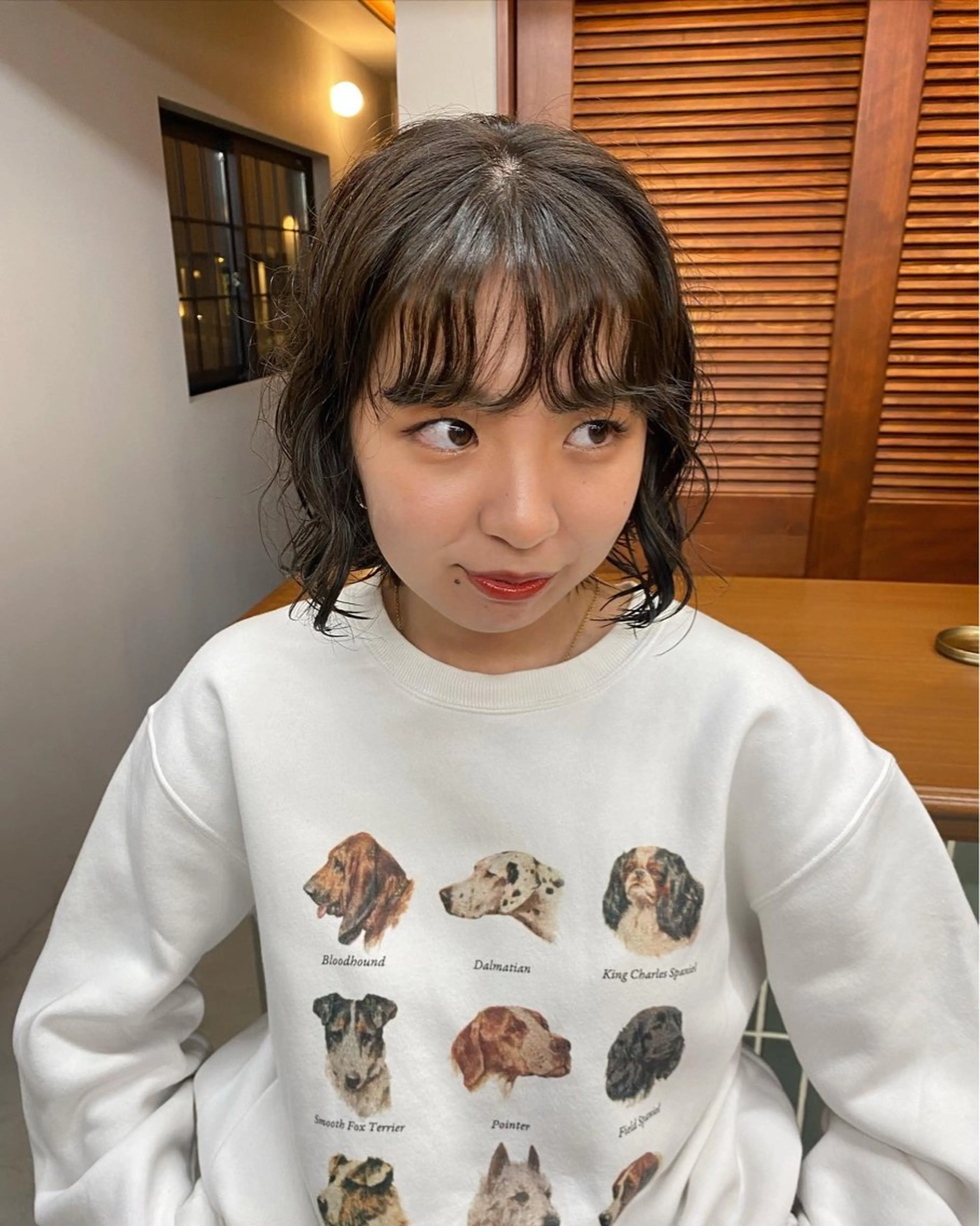 ショート パーマ ムナカタ アカリのヘアスタイル