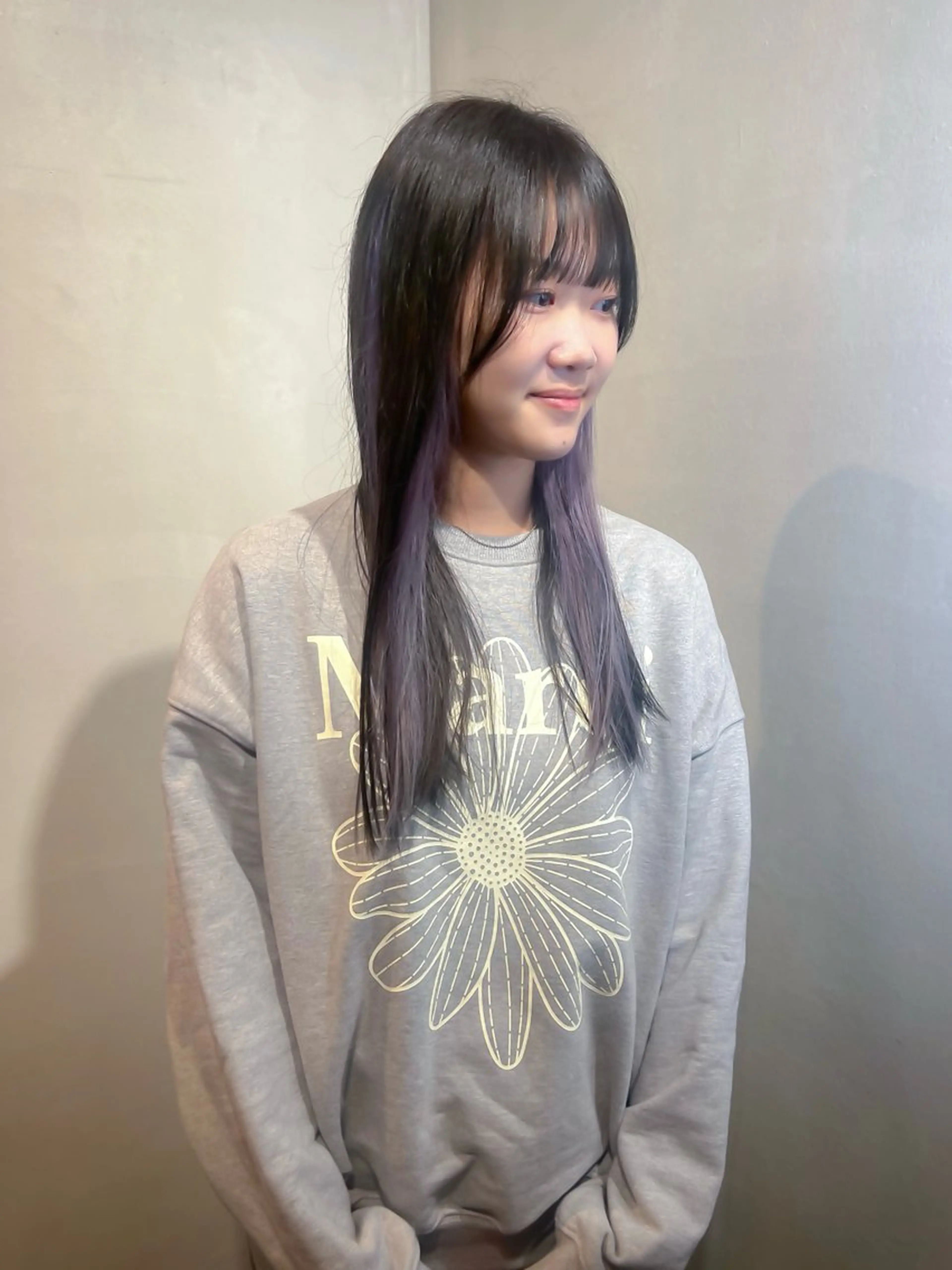 ロング ヘアカラー トリートメント Aya/四条烏丸/ インナーカラーのヘアスタイル