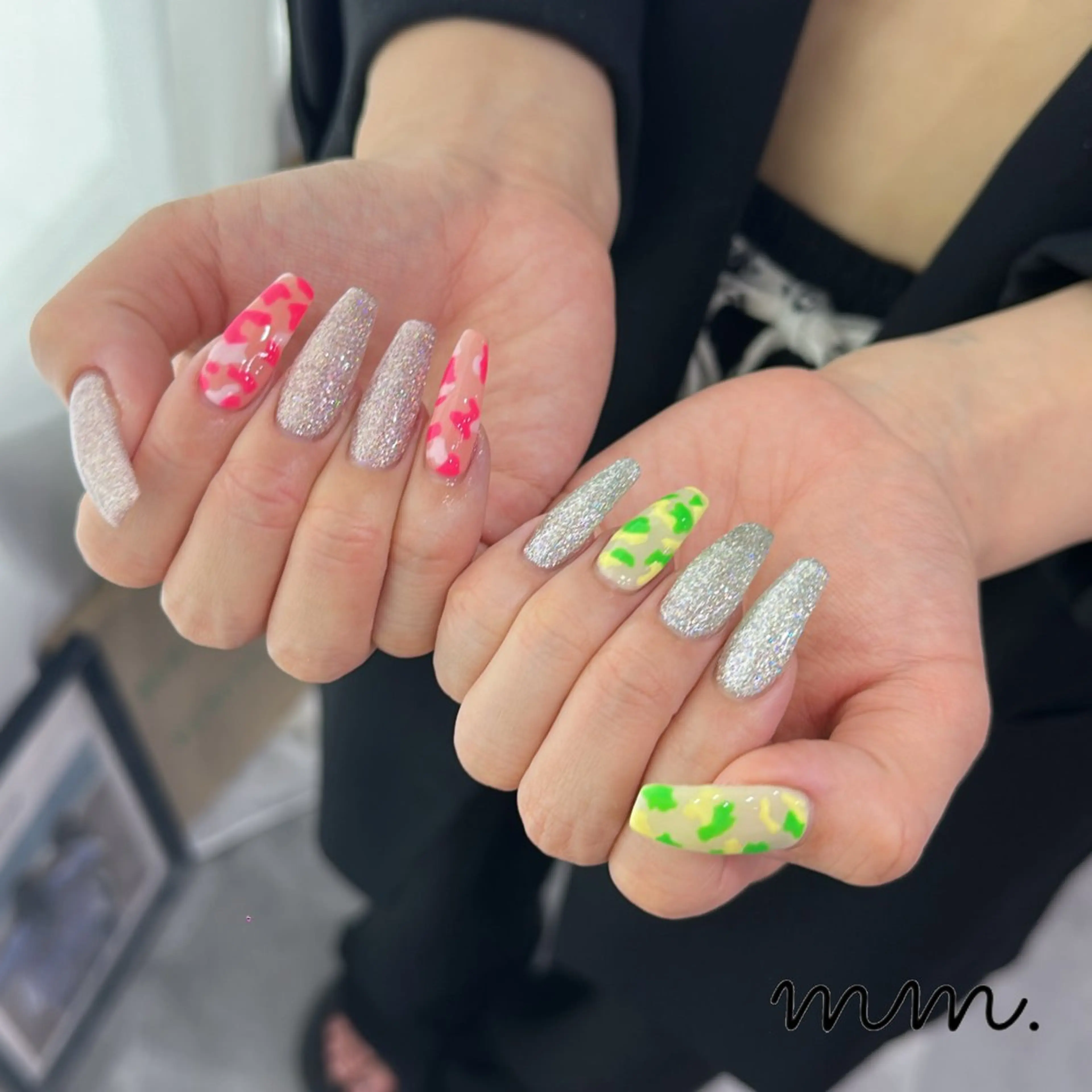 ネイル ハンドネイル 🩷🩵mm.大宮 Riyo🧸🩵🩷のネイルデザイン