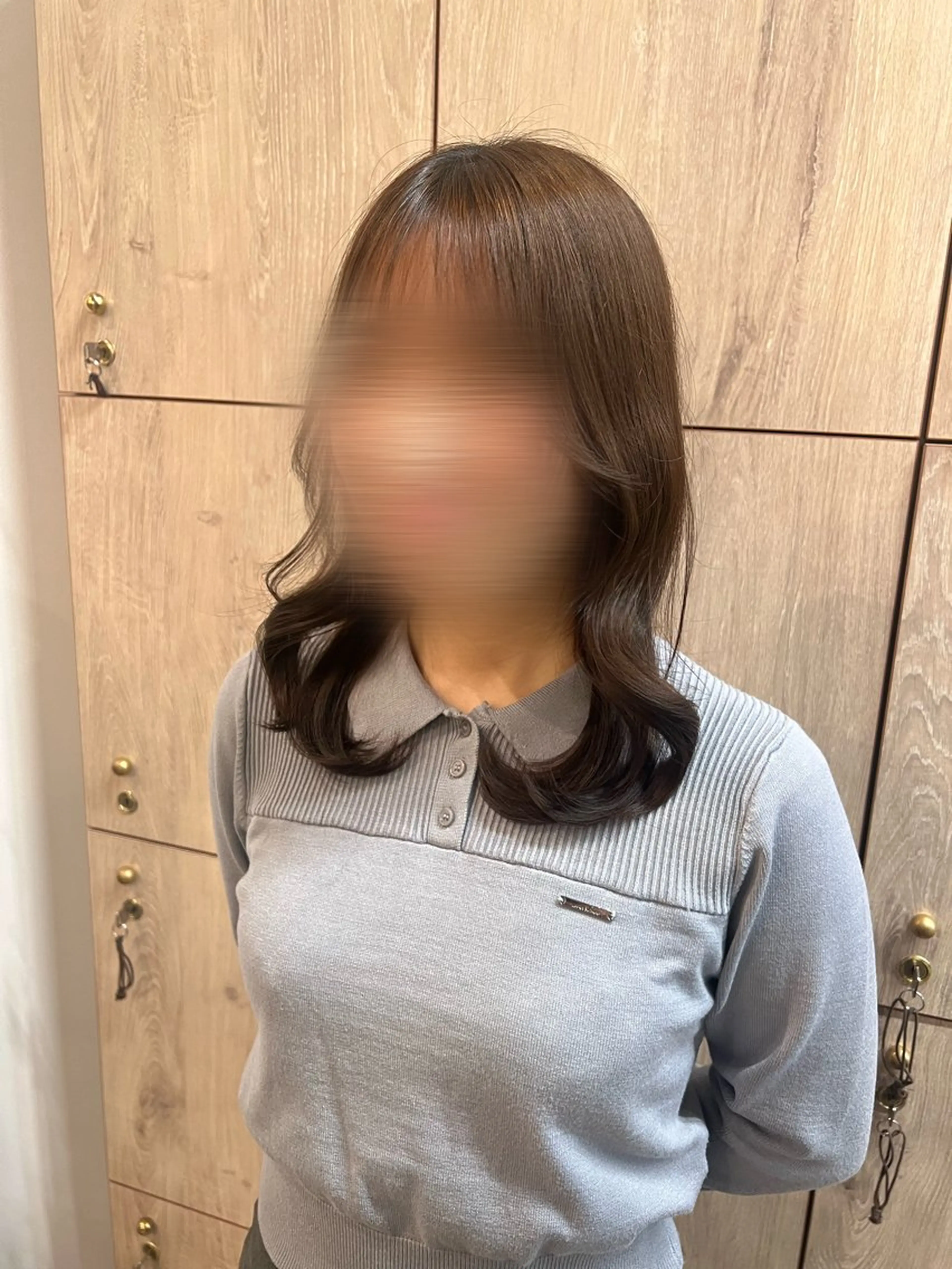 ミディアム ❄️ さき❄️のヘアスタイル