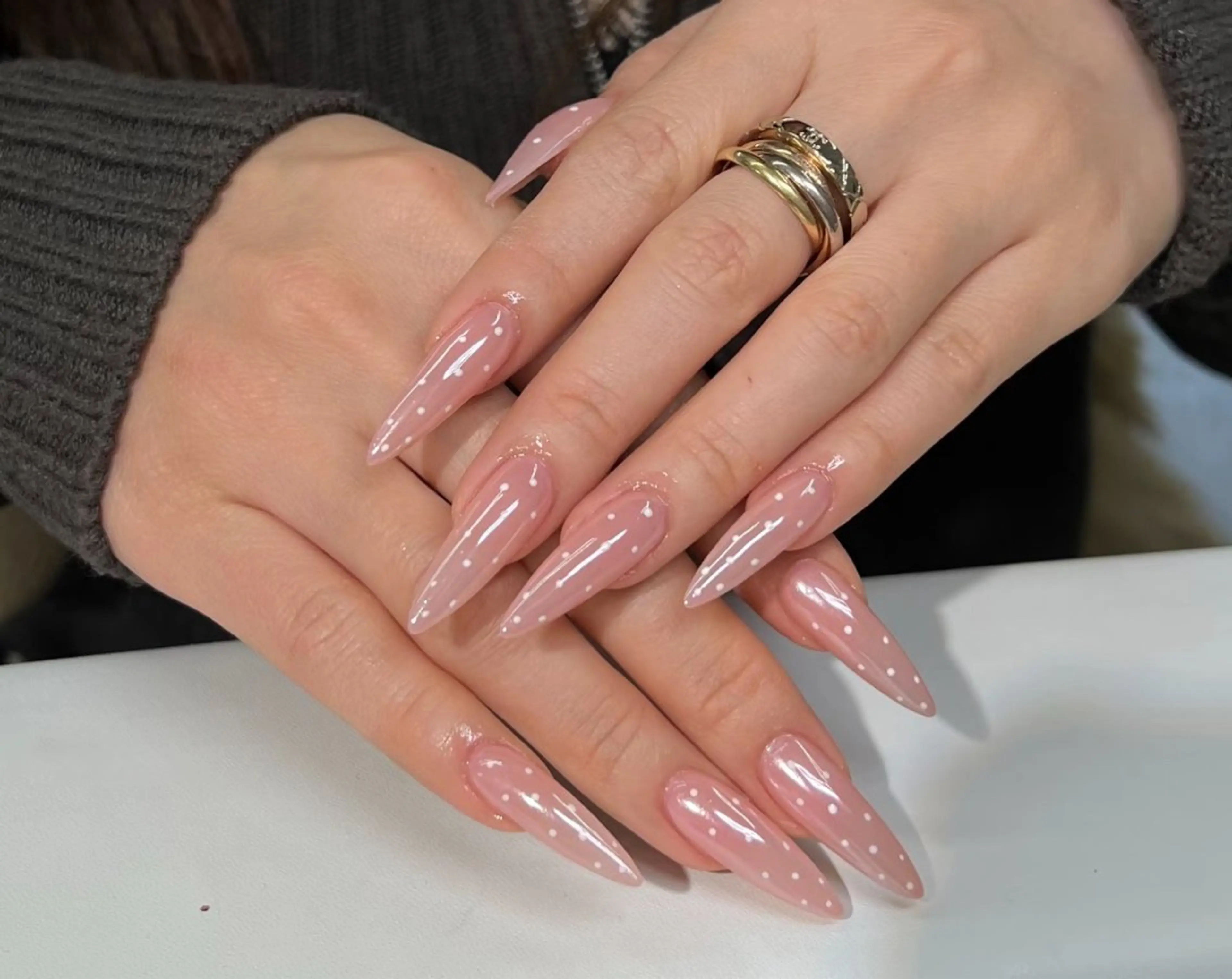 ネイル ハンドネイル MoonNail ユリ🌸のネイルデザイン