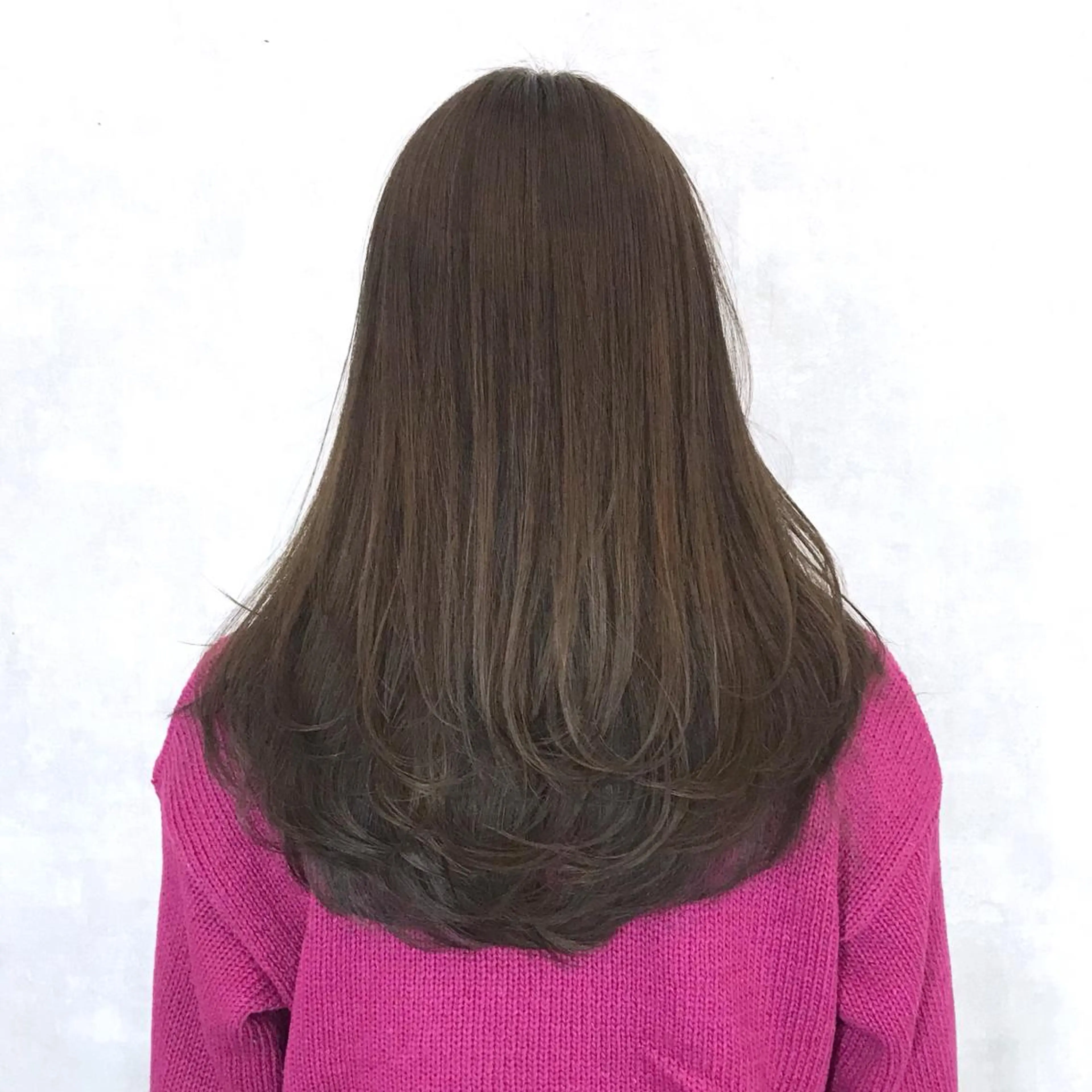 ロング カラー ヨシンモリ ムルギョル巻き 韓国風ヘア レイヤーカット シースルーバング サロウィン所属・K-POP好き美容師 🇰🇷Kai.Yのヘアスタイル