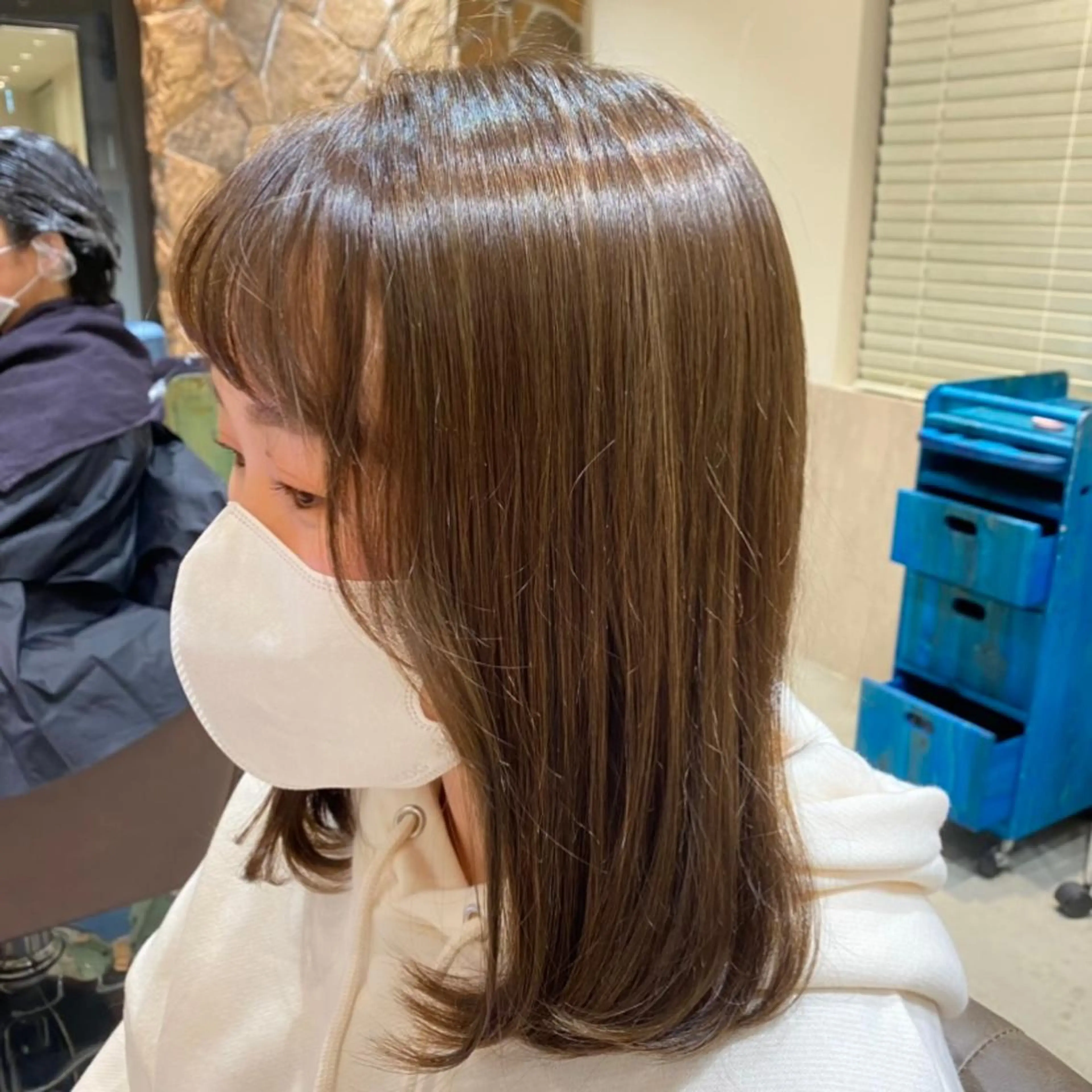 ミディアム カラー トリートメント 透明感カラー🌈 菊池 結衣のヘアスタイル