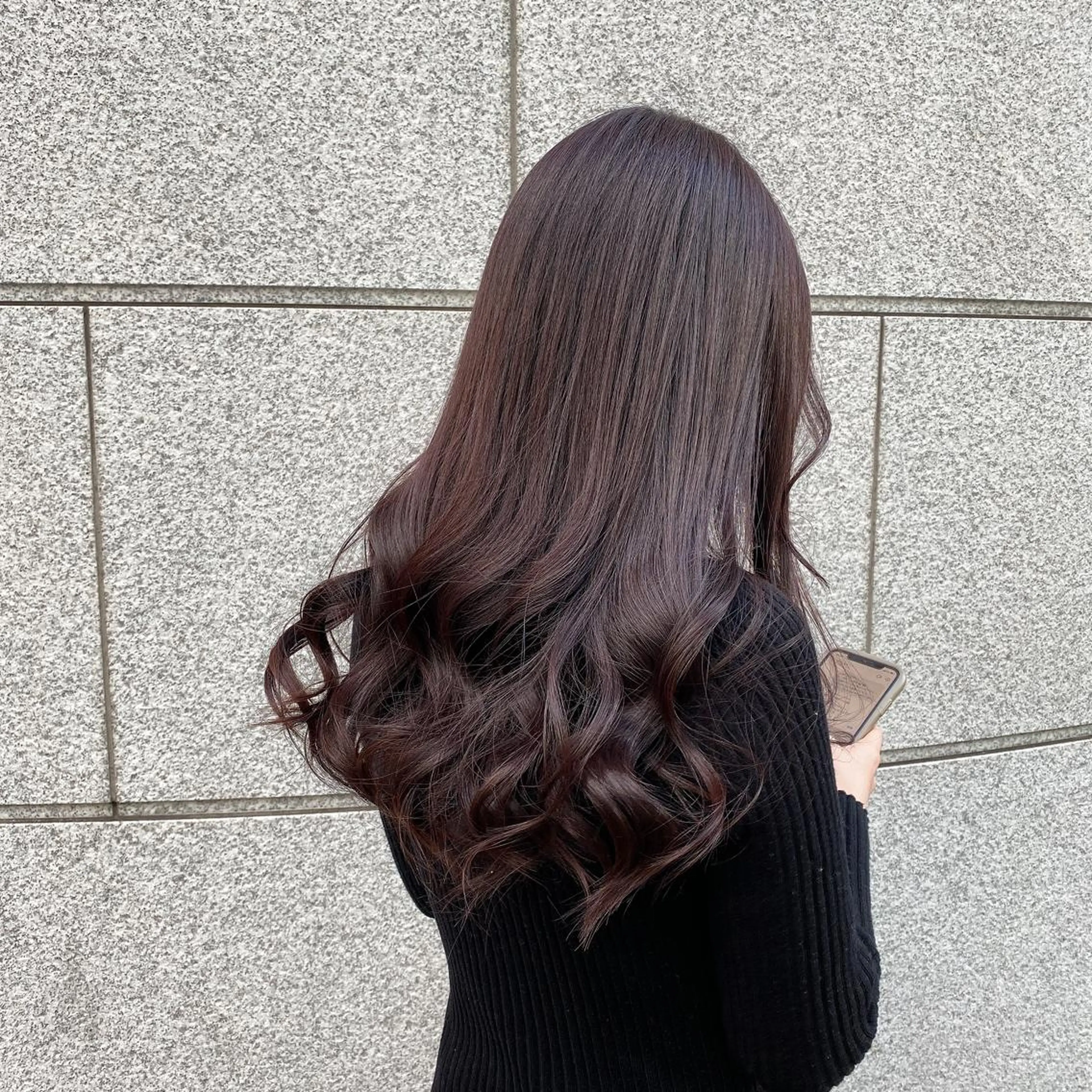 ロング カット パーマ 大野 美紅のヘアスタイル