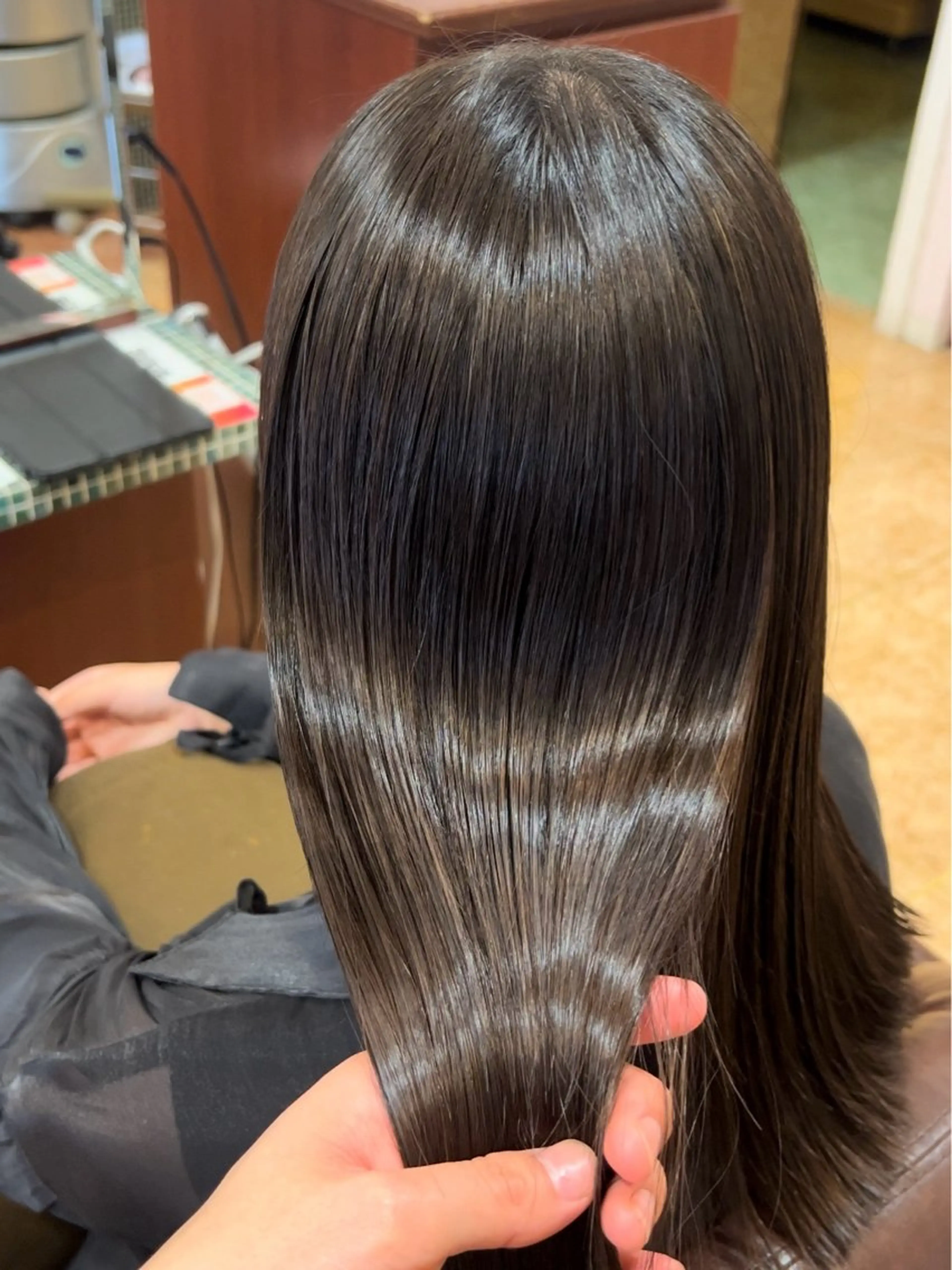 ロング 髪質改善 縮毛矯正 BRANCHÈ海 /髪質改善/透明感のヘアスタイル