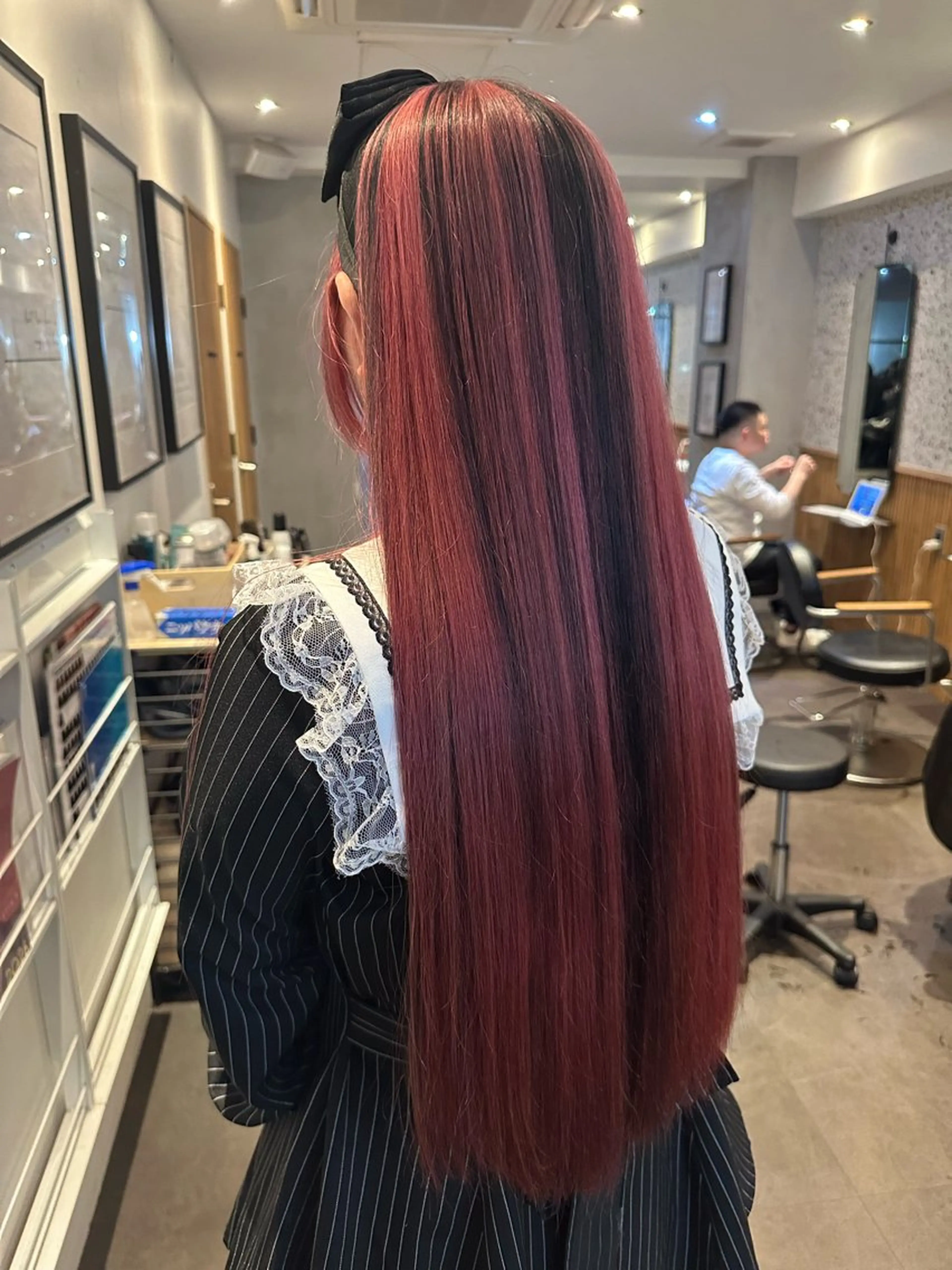 ロング カット ヘアカラー トリートメント ブリーチ・レイヤ ー特化🔥 ちかまるのヘアスタイル