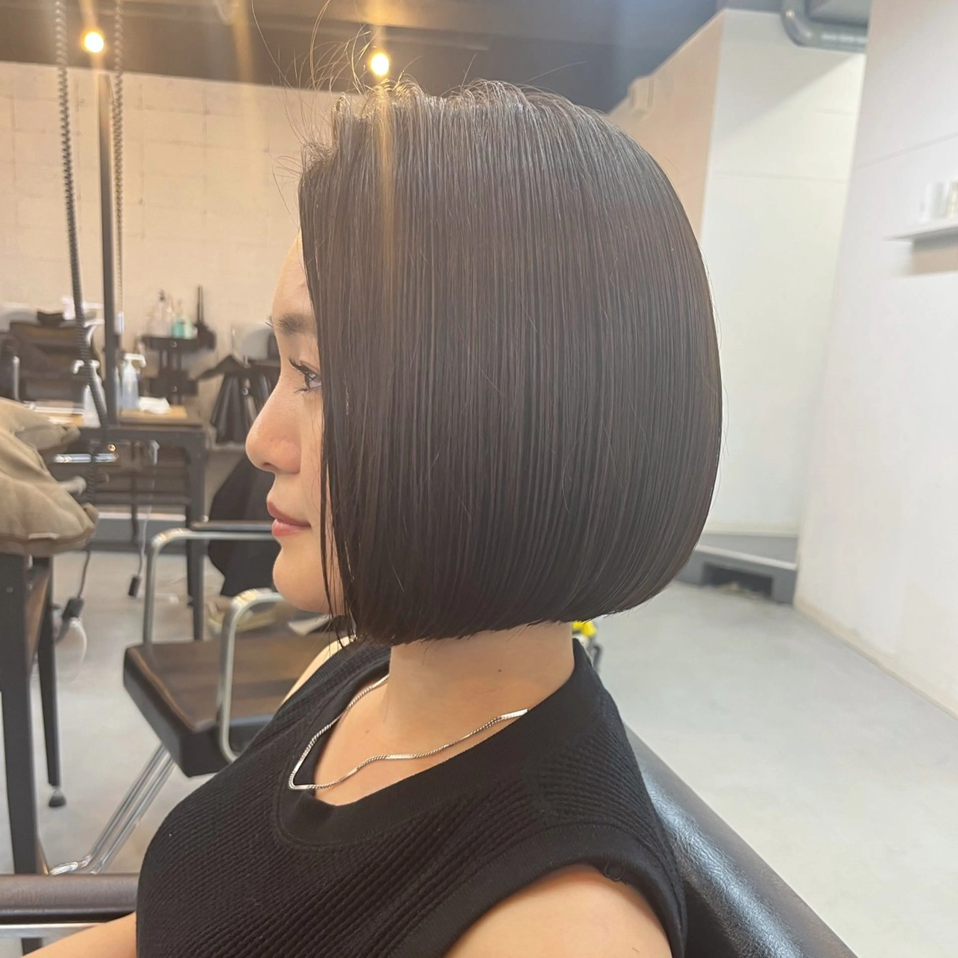 ショート カラー sai x所属・奥秋 理紗　sai xのヘアスタイル