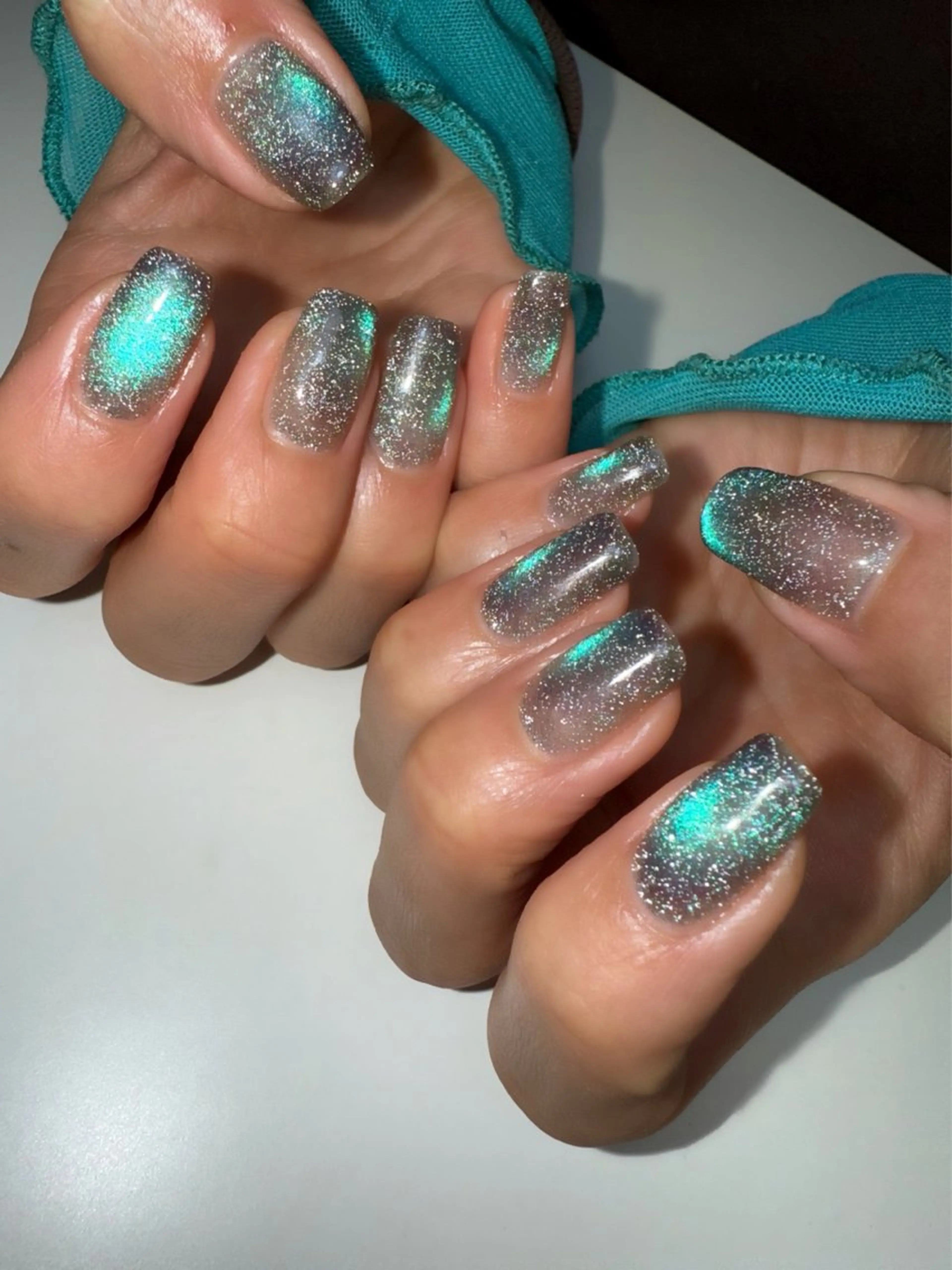 ネイル フラッシュネイル ジェルネイル マグネットネイル judynail ジュディネイルのネイルデザイン