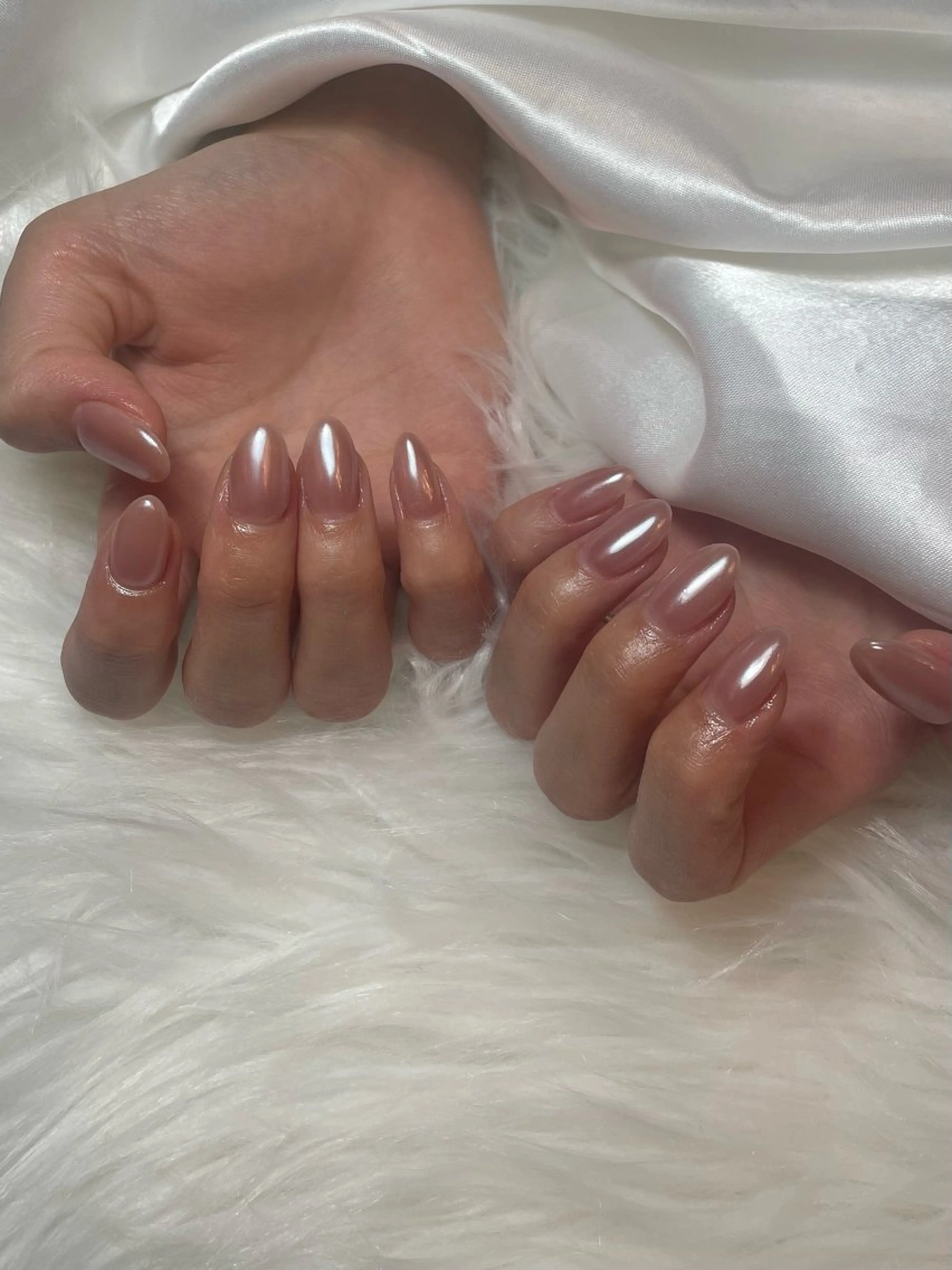 ネイル ブルー フレンチネイル キラキラネイル マグネットネイル ミラーネイル ハンドネイル timtam --sakiのネイルデザイン