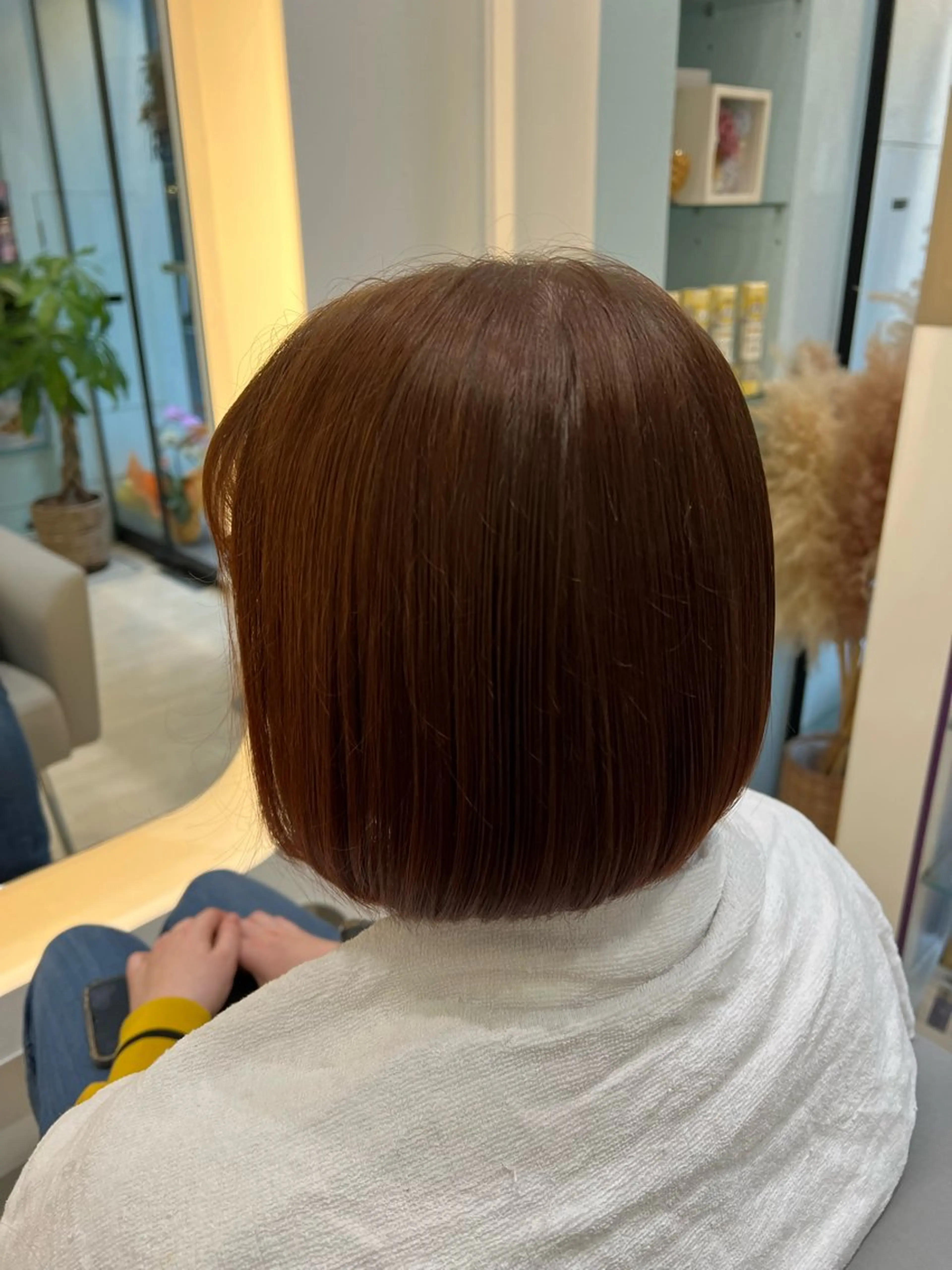 ミディアム カラー パーマ ヘアアレンジ トリートメント 堀井 凌平のヘアスタイル