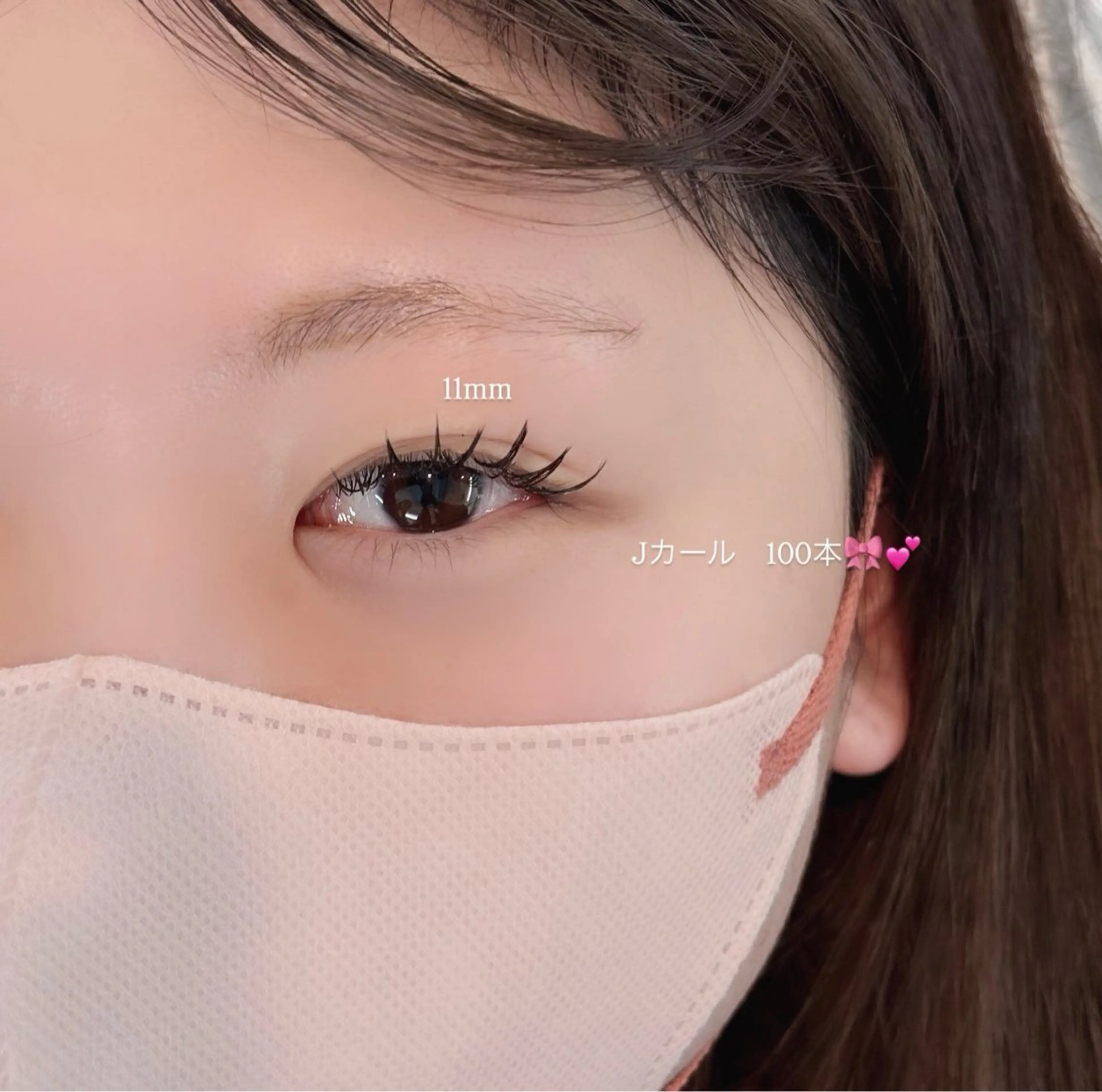 マツエク・マツパ tear🖤/ eye / nailのマツエク・マツパデザイン