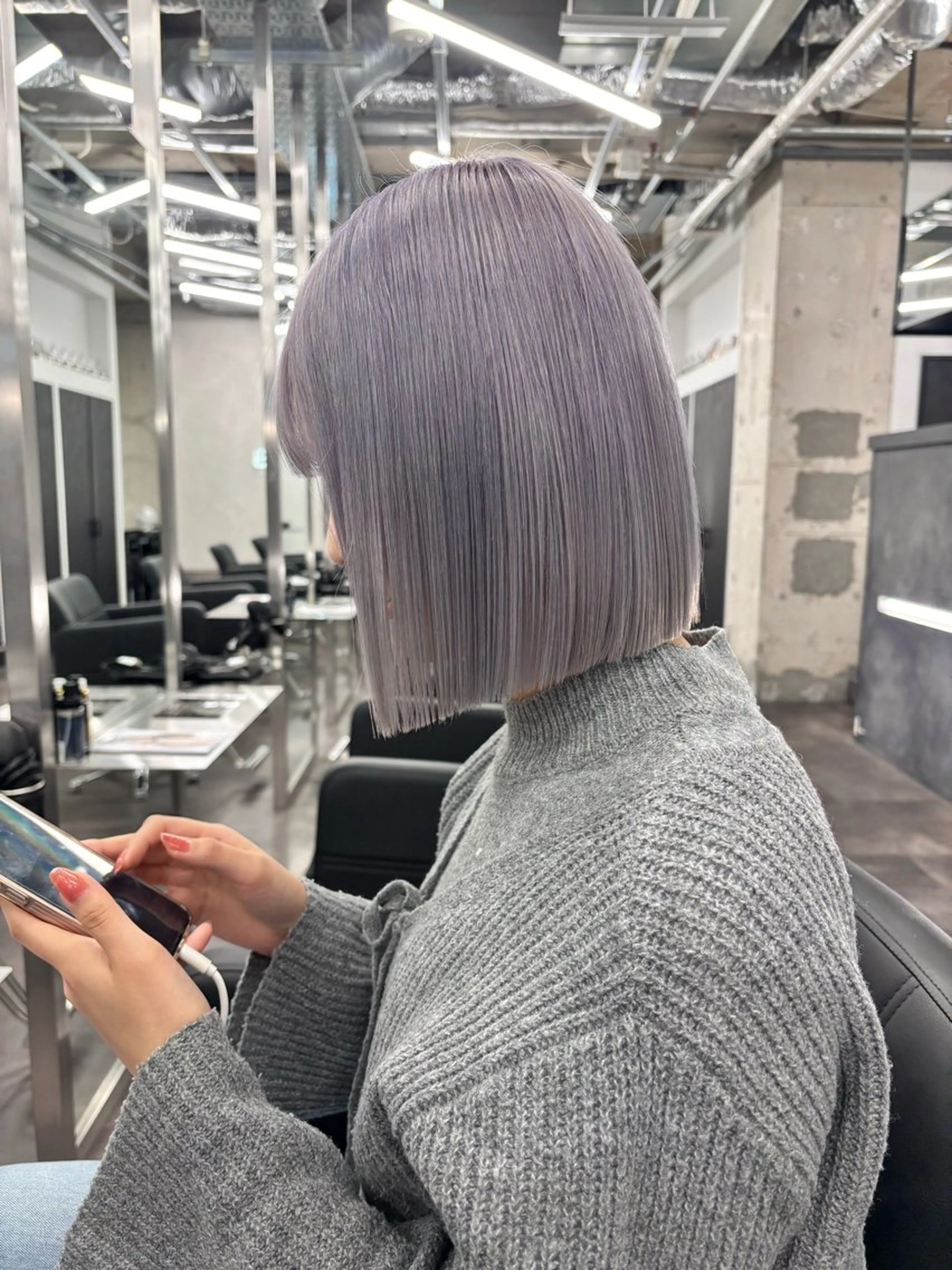 ショート 切りっぱなしボブ ボブ ゲンキ /ウルフカットのヘアスタイル