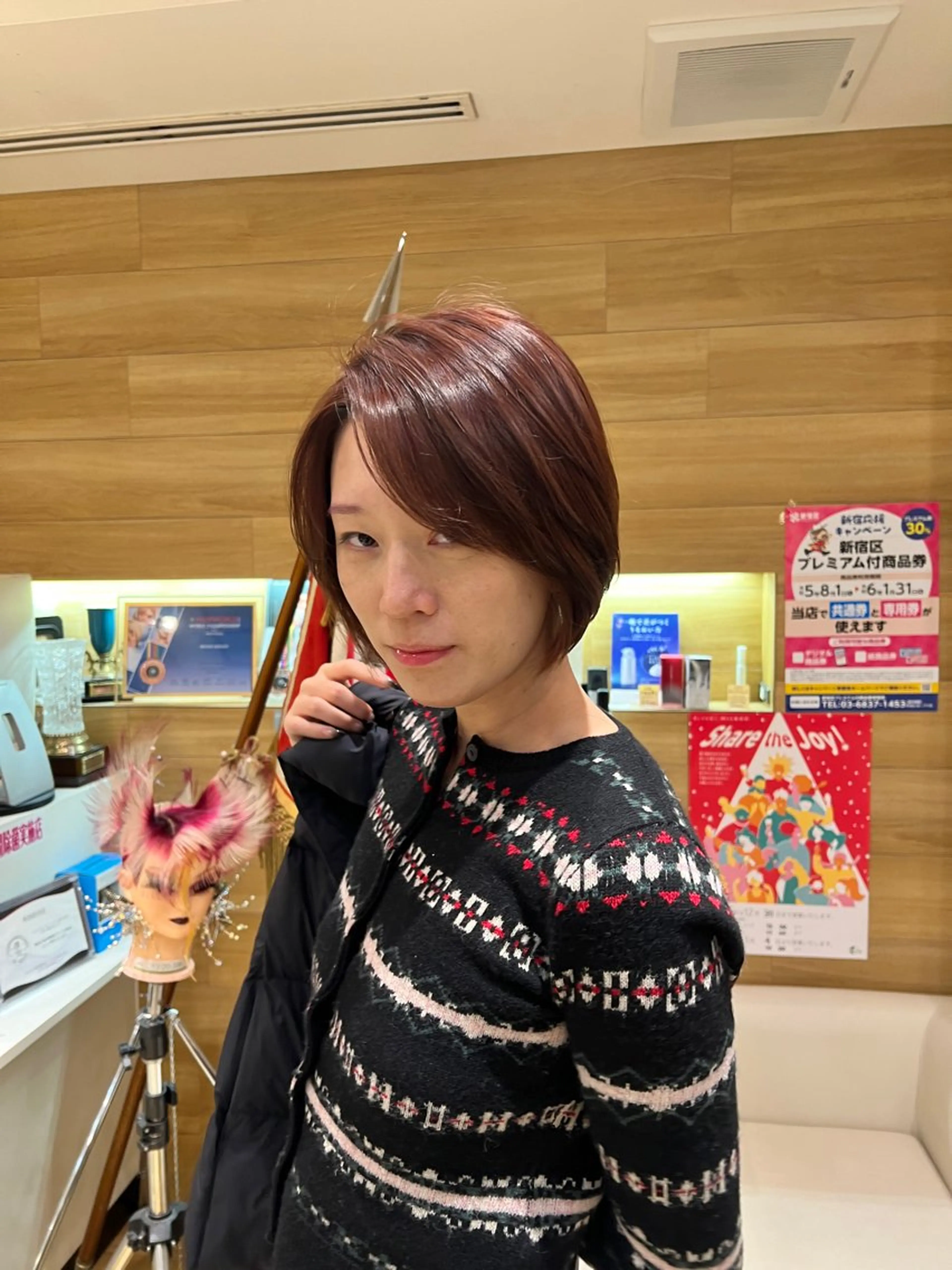 ショート 全国1位🥇世界5位 小野田　礼花のヘアスタイル