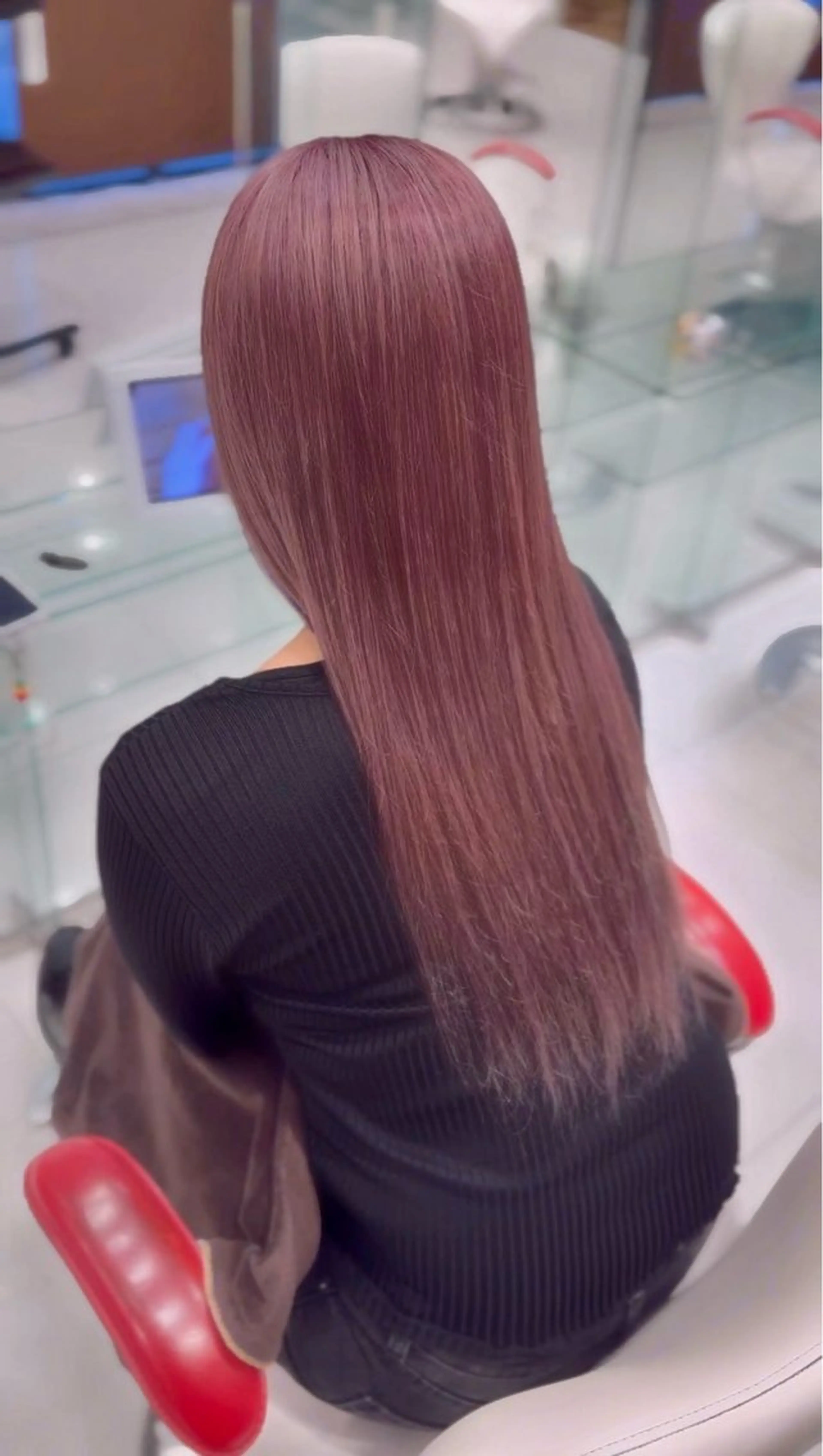 カラー ピンクカラー ヘアカラー 🥀ブリーチ特化/ 赤髪/ゆうしん🥀のヘアスタイル