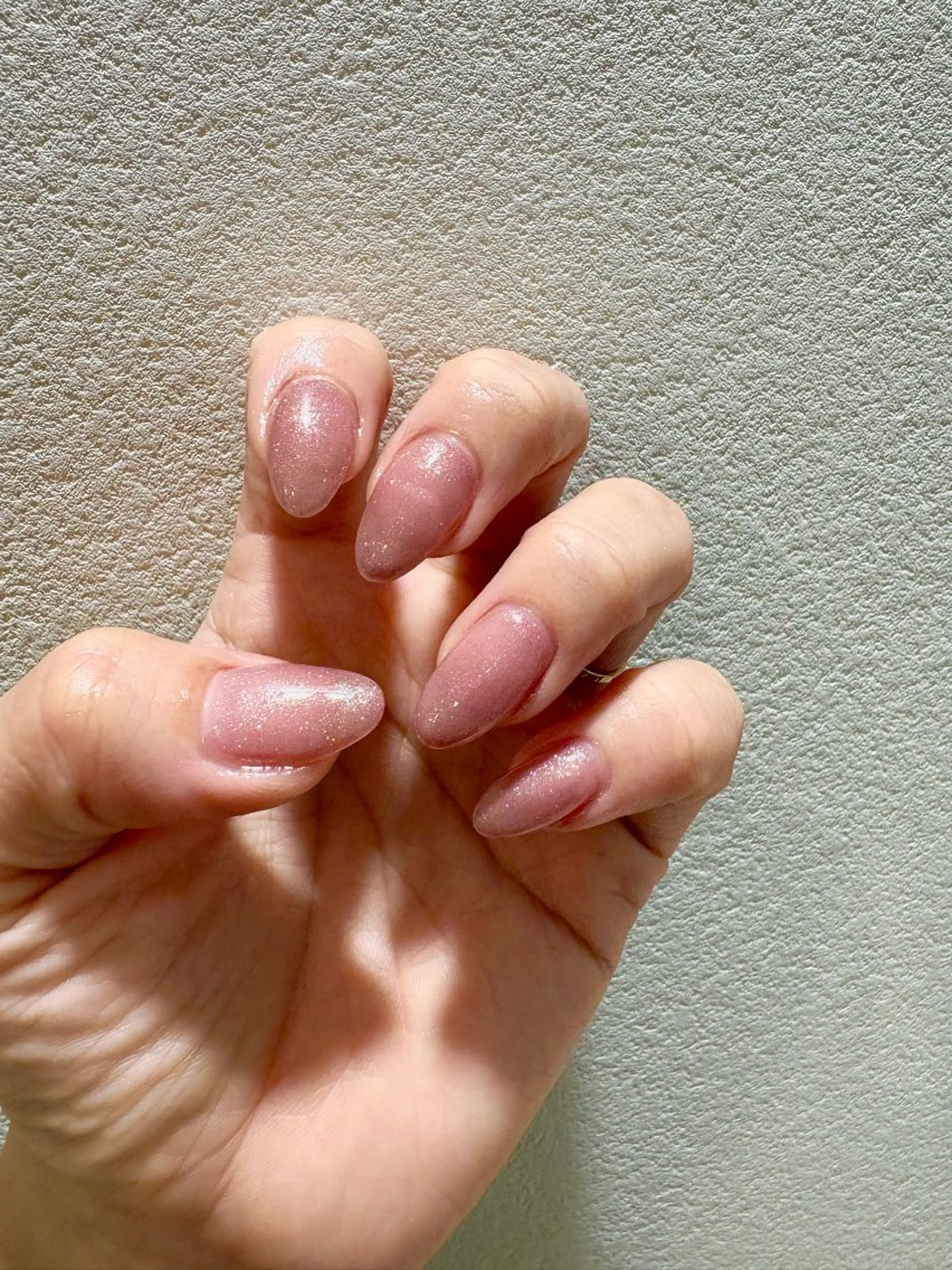 ネイル ラメ(グリッター) ピンク 春ネイル ハンドネイル salonmadre Rikacoのネイルデザイン