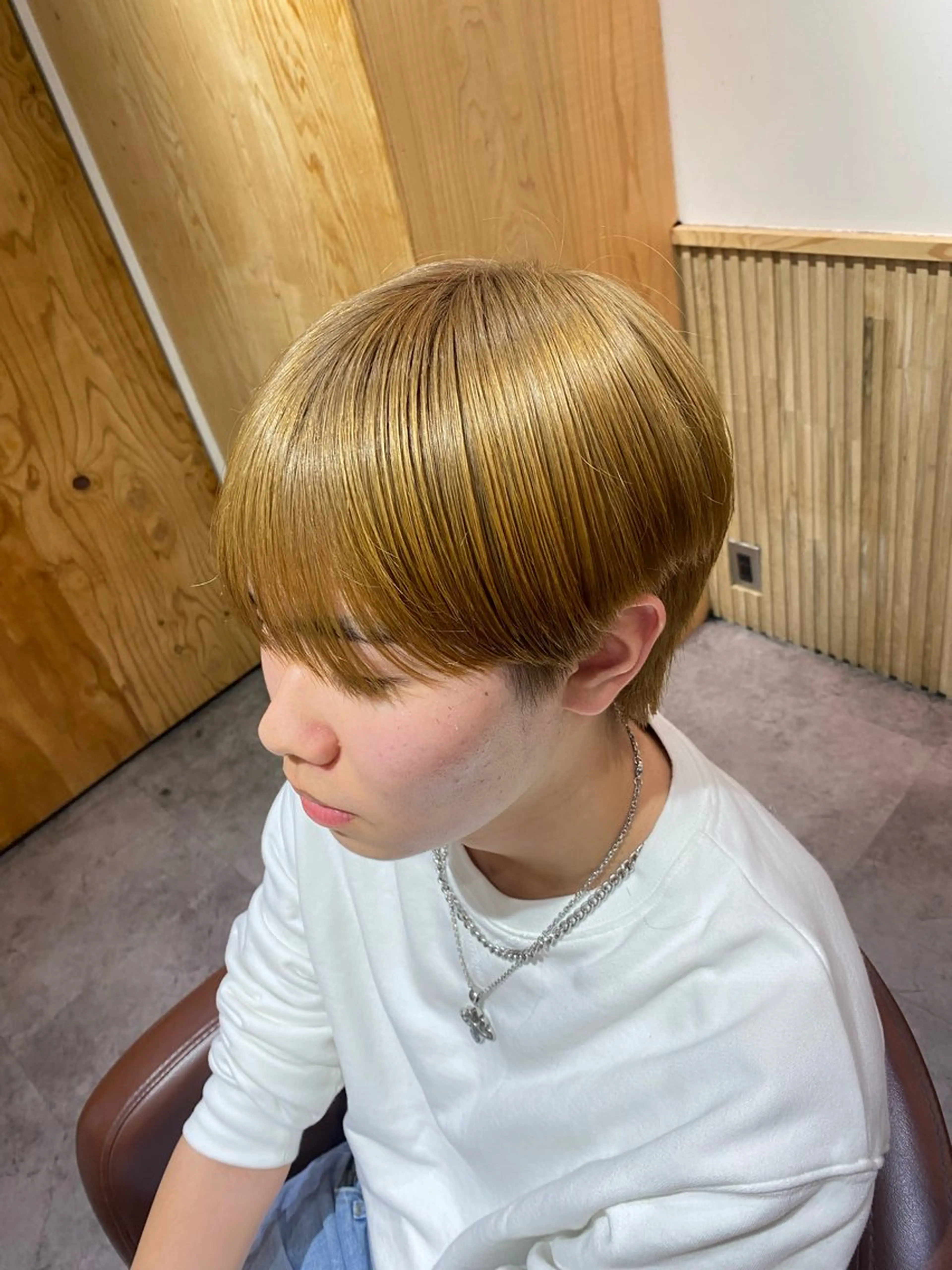 カラー メンズ カット ヘアカラー メンズブリーチカラー /パーマ ごーた立川のヘアスタイル