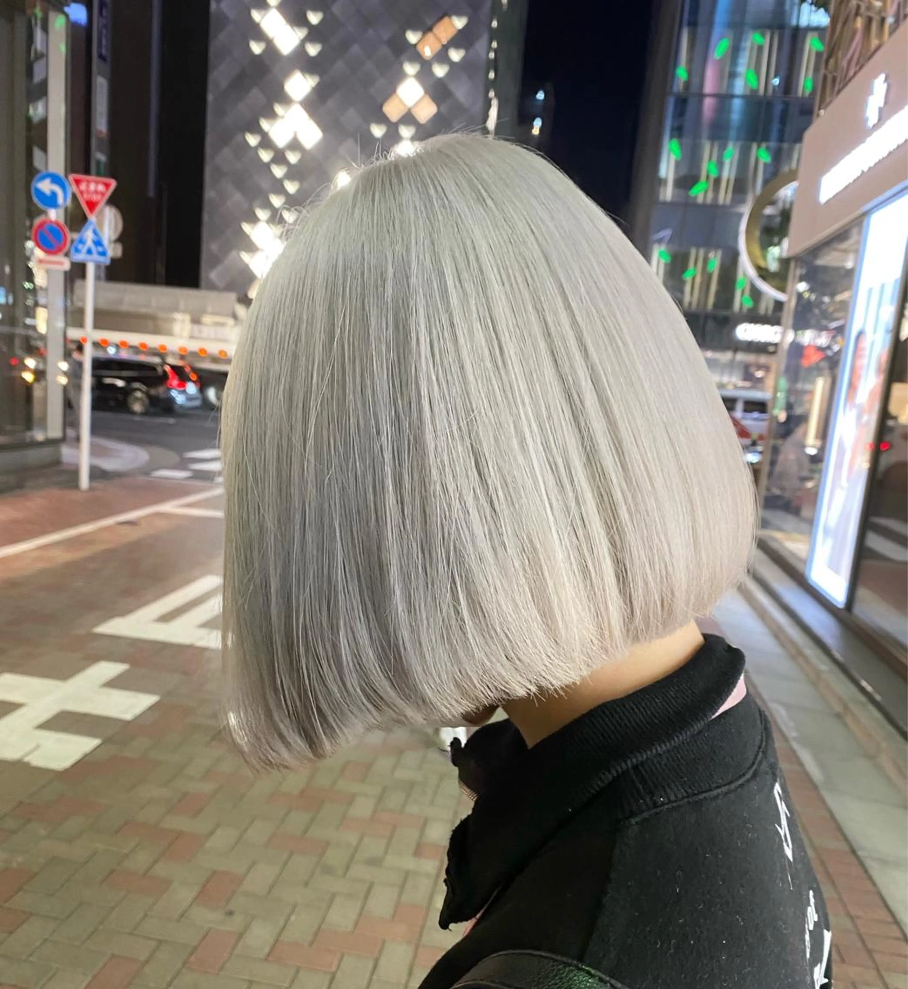 ミディアム 🩵ブリーチと ブリーチ矯正の人🩵のヘアスタイル