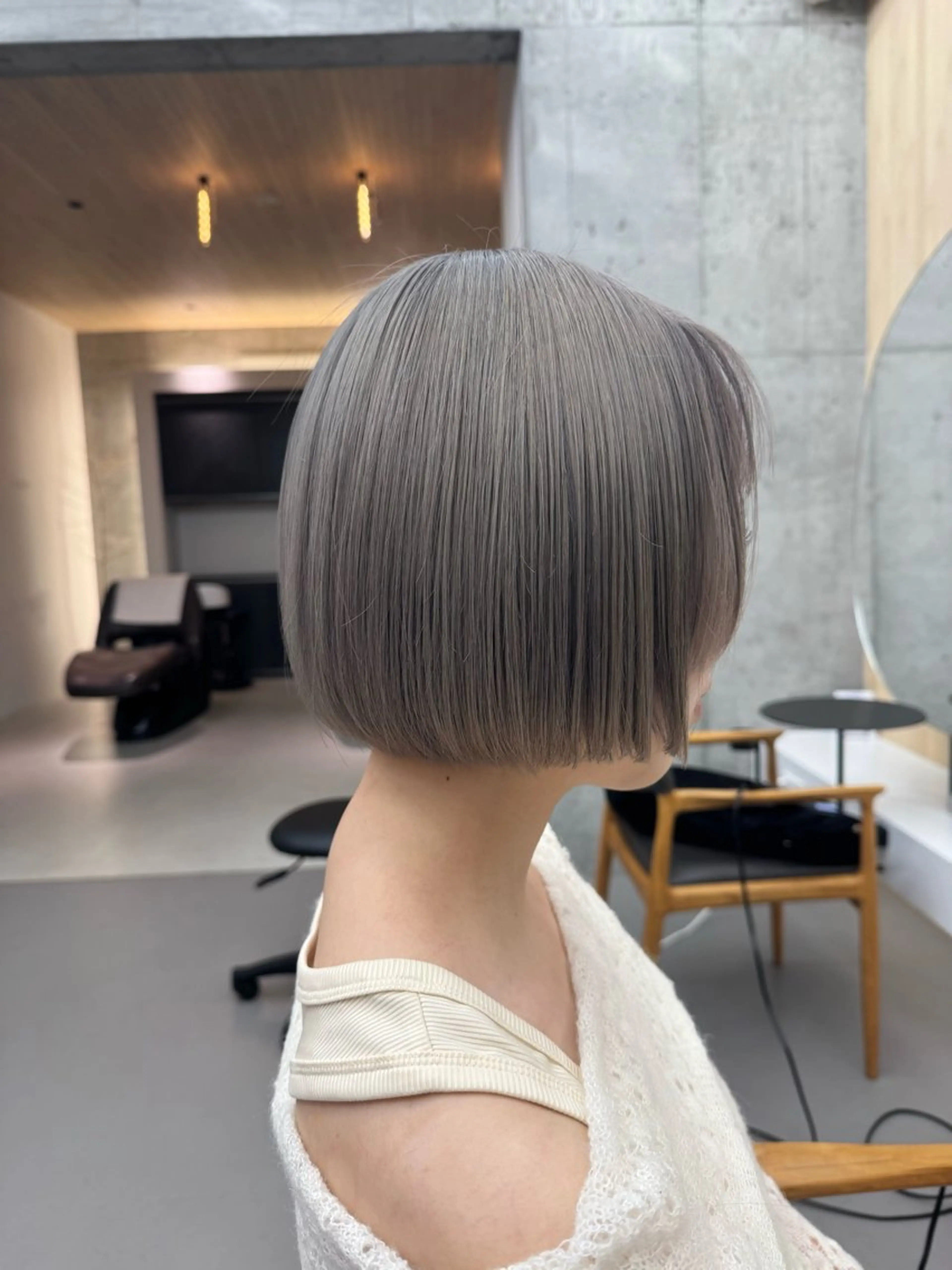 ショート カラー グレージュ カット ヘアカラー トリートメント 【髪質改善】 kasumi🌷🌷のヘアスタイル