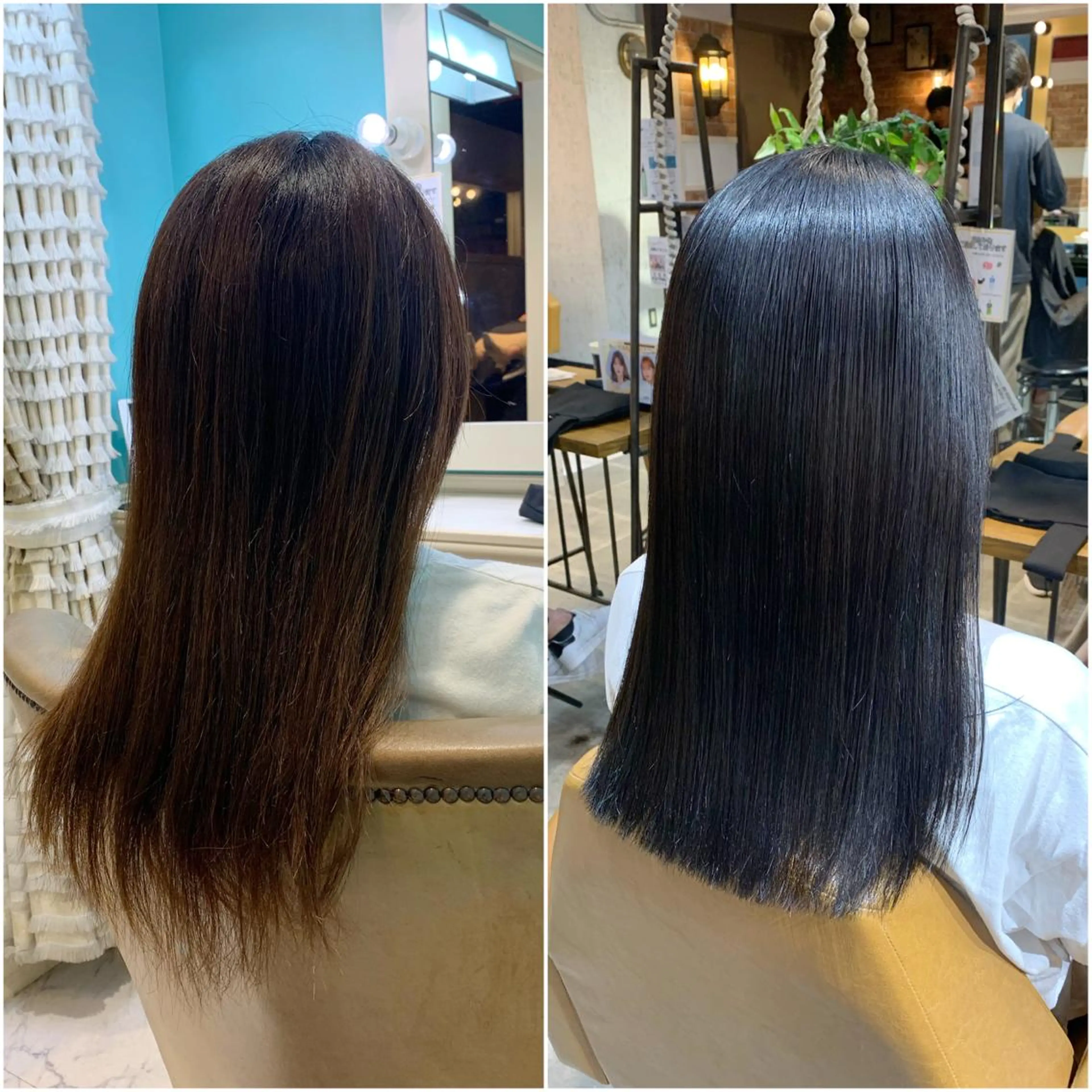 ミディアム ショートボブ ボブ 顔周りカット カット ヘアカラー 縮毛矯正 トリートメント 🍟ミニモ限定🍟 ai.stylistのヘアスタイル