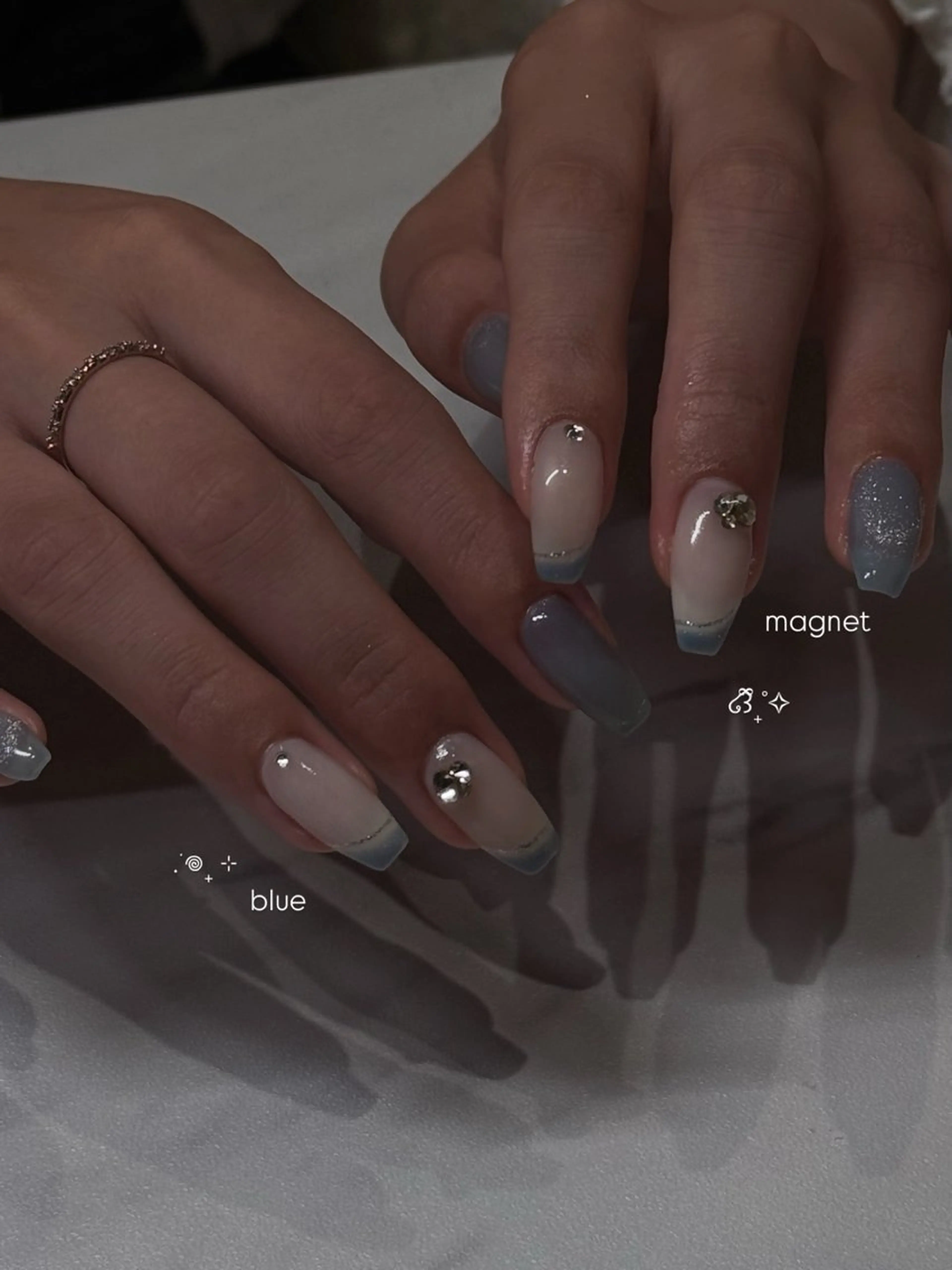 ネイル ハンドネイル mikoto 🎀 艶々美フォルムのネイルデザイン