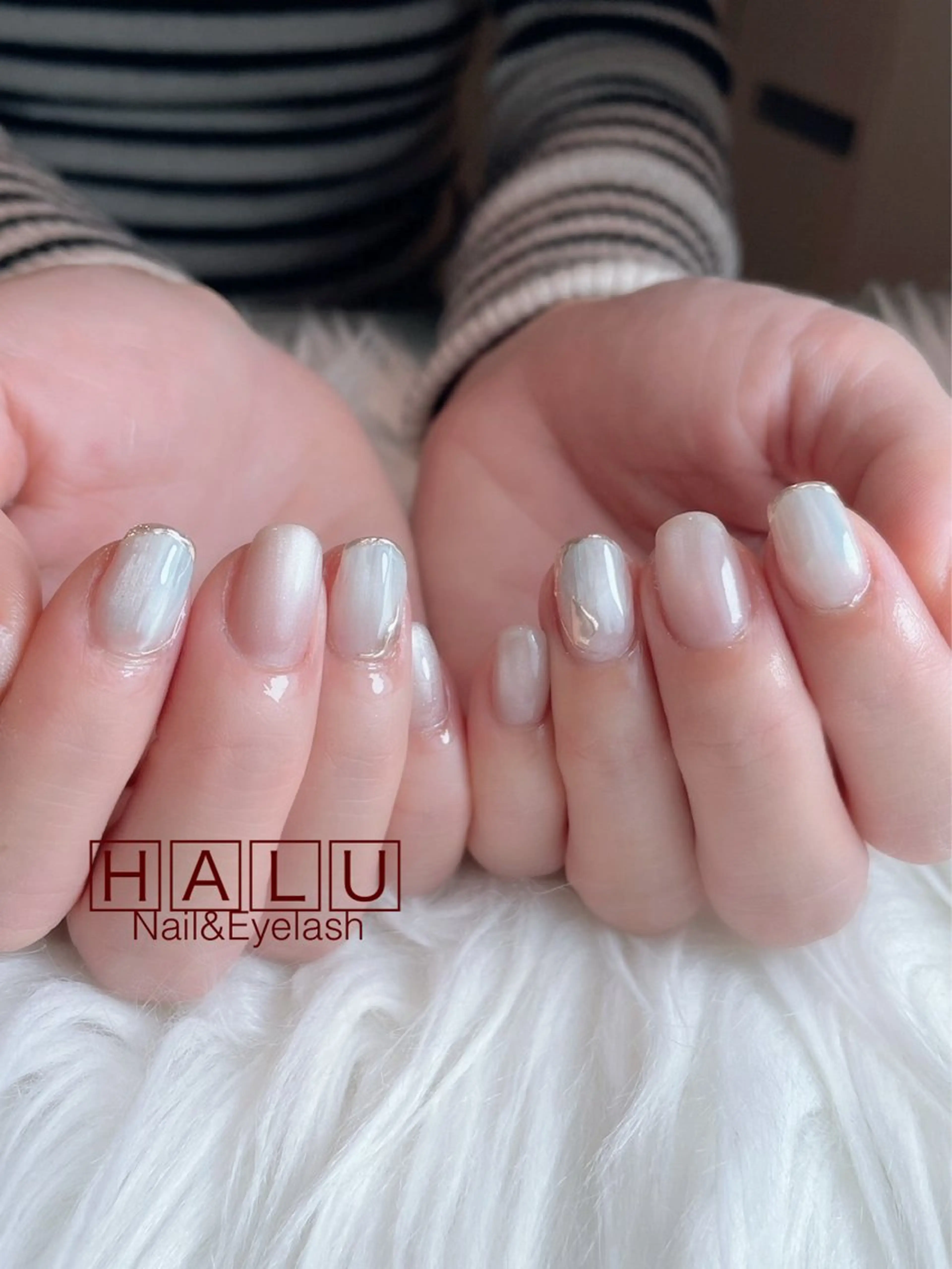 ネイル ニュアンスネイル 春ネイル HALU ハルのネイルデザイン