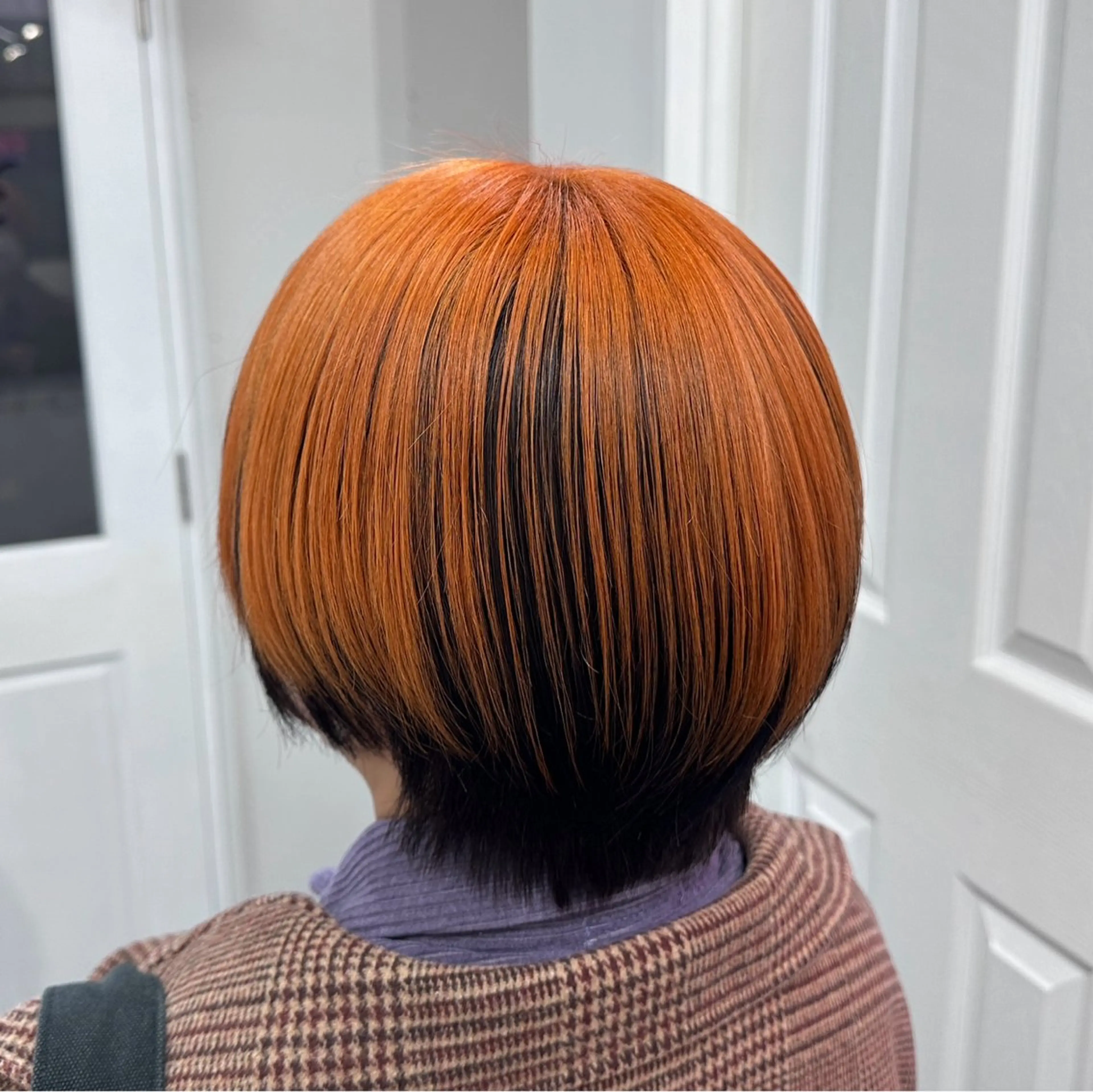 ミディアム カラー ハイトーン/ウルフ /エクステ/ましろのヘアスタイル