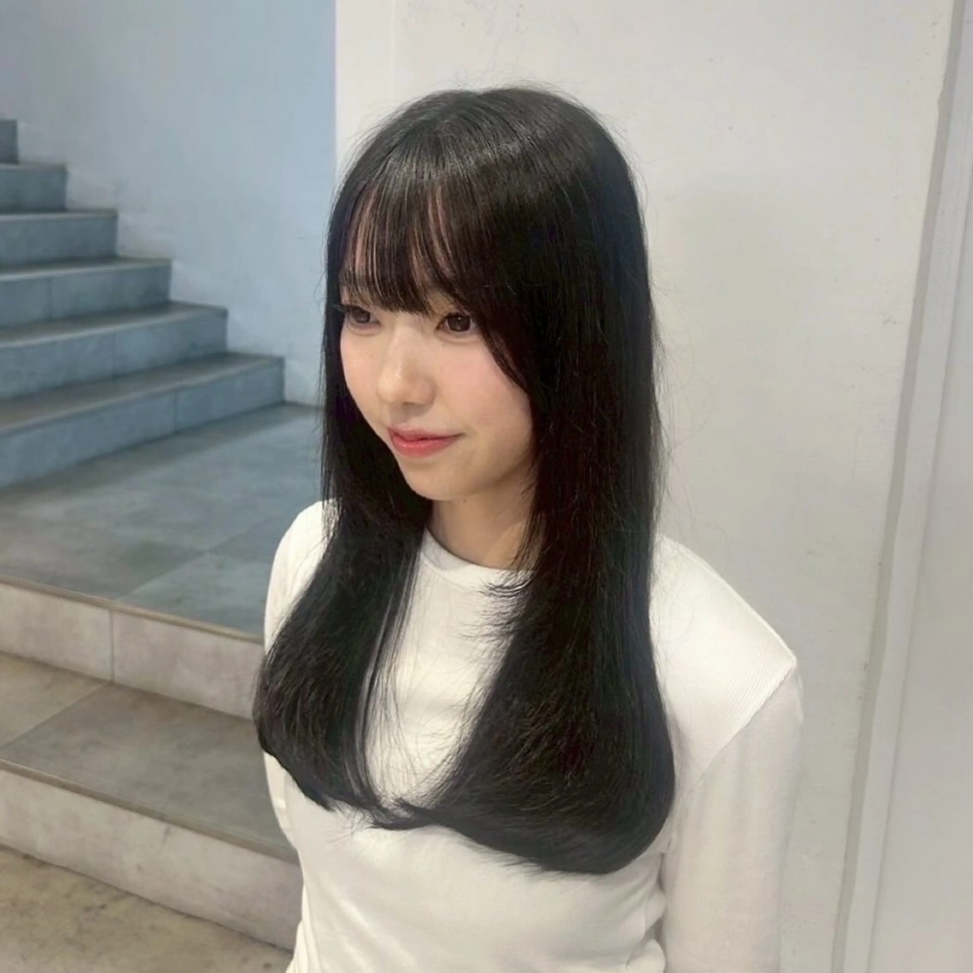 カラー 透明感カラー 透明感カラー/レイヤ ーカットりこ🤎🫧のヘアスタイル