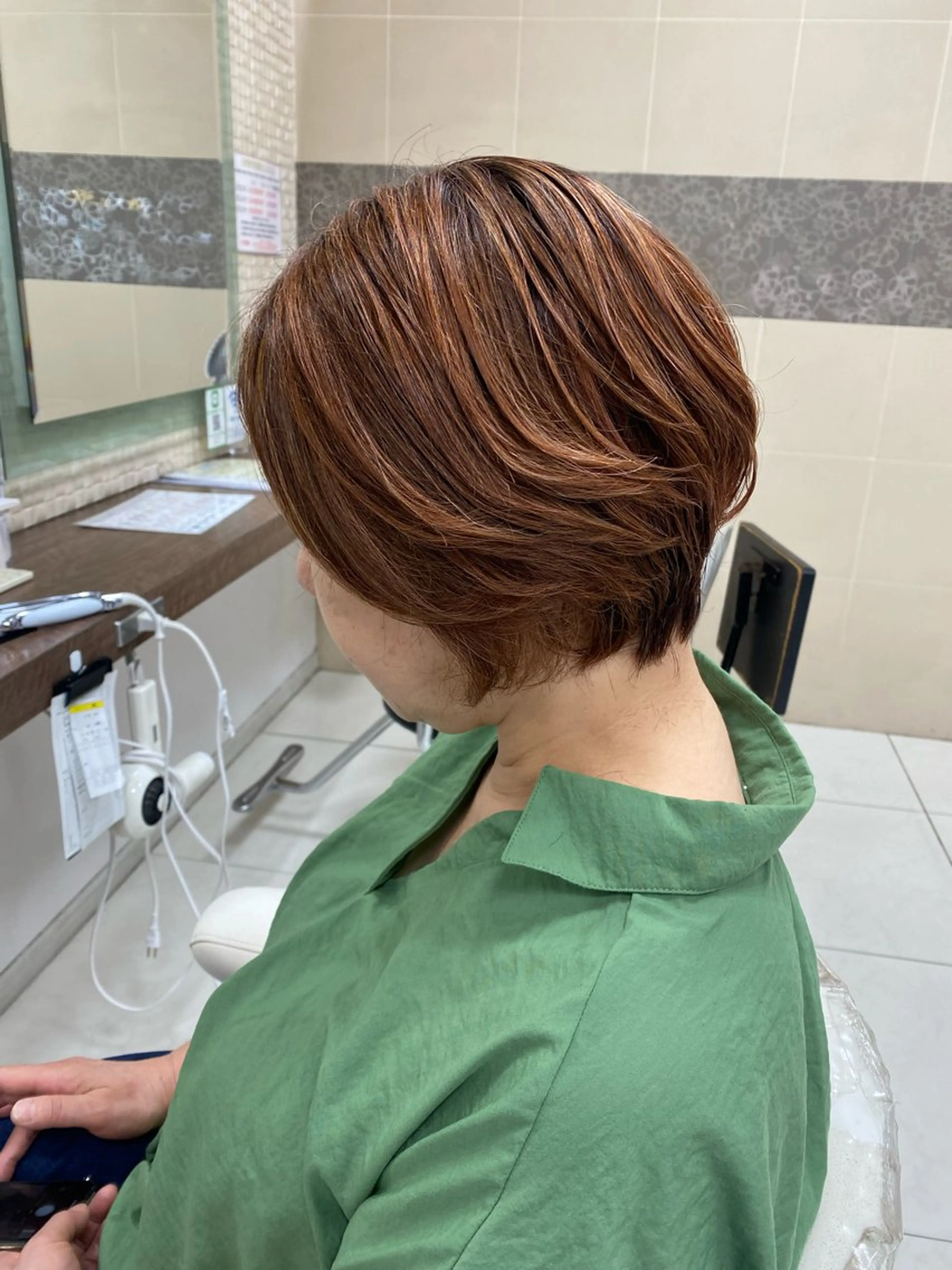 当日⭕️丸みショートカット絶壁改善の写真