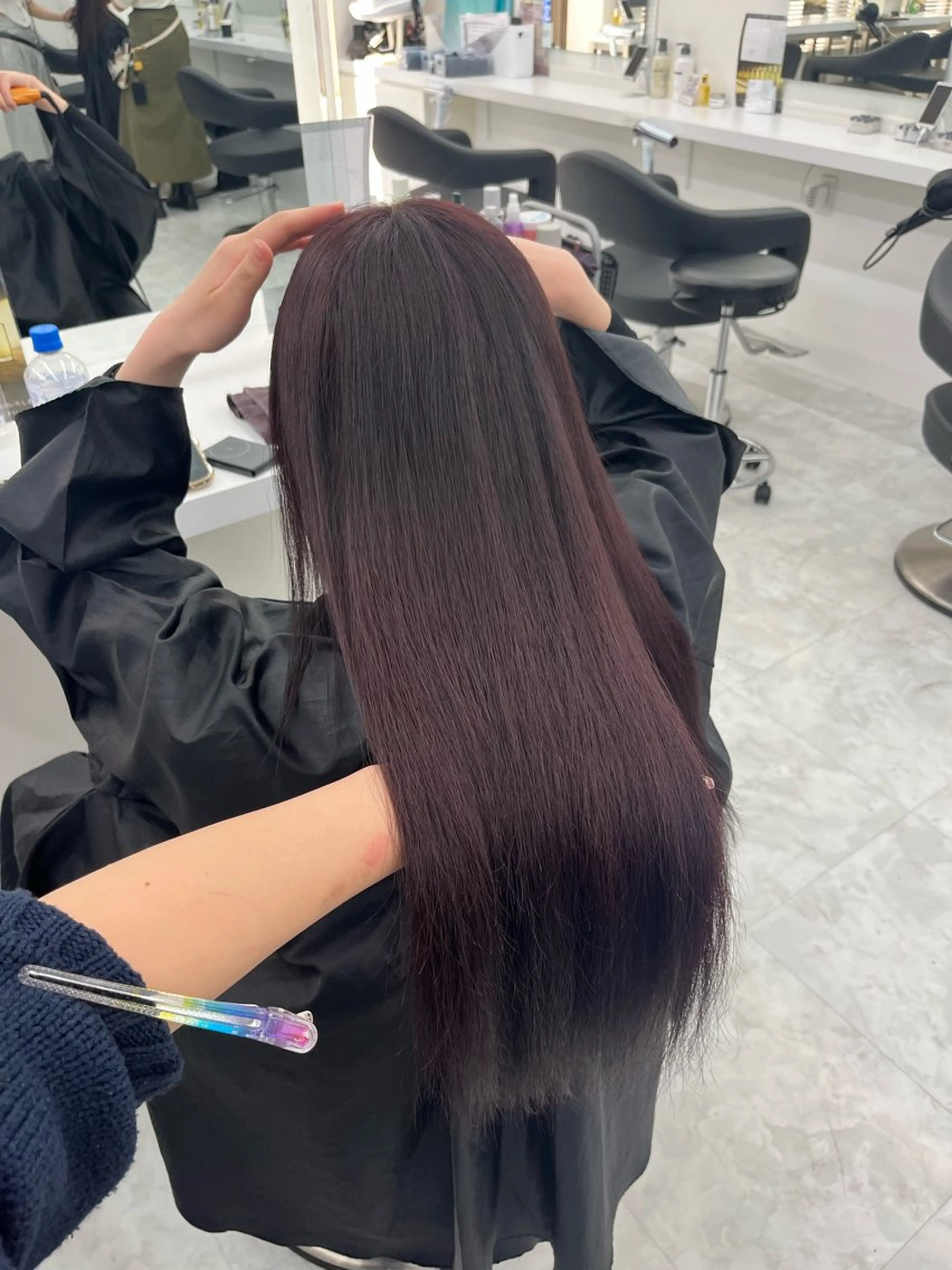 カラー ヘアカラー トリートメント ヘッドスパ ヘアセット 🍒暖色ダブルカラー /FUKA🍒のヘアスタイル