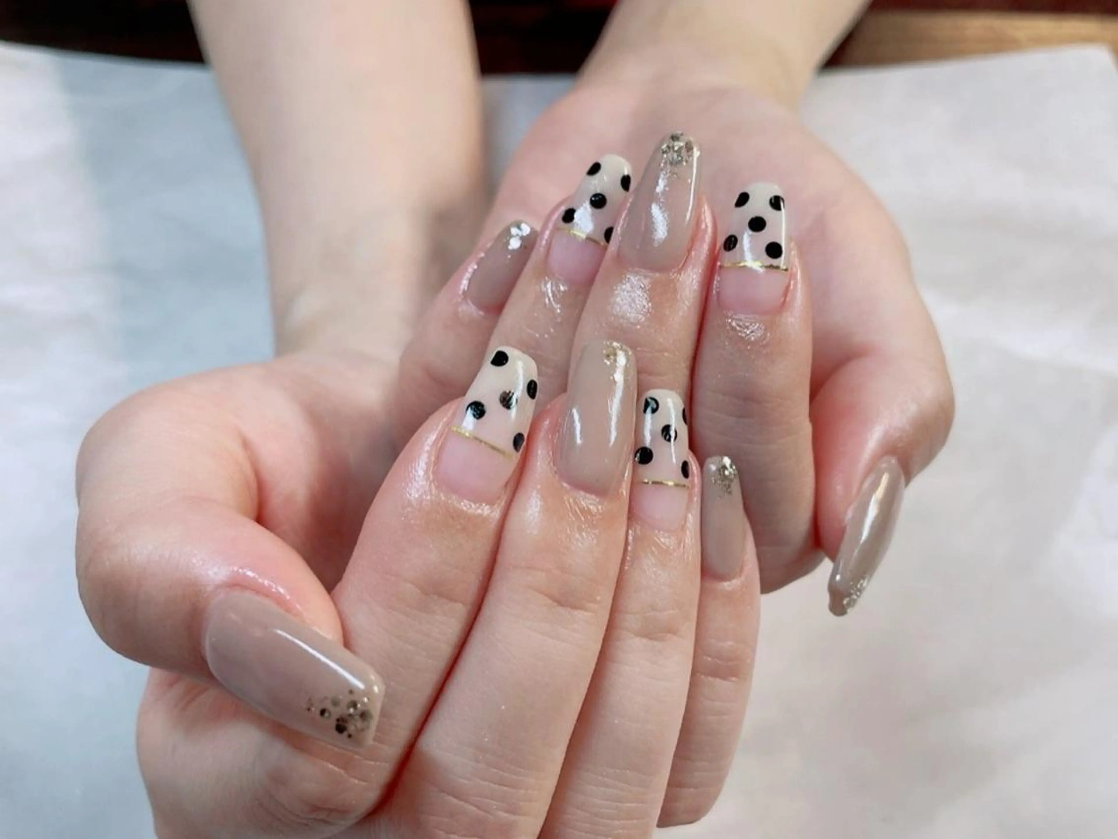 ネイル アートネイル ジェルネイル ニュアンスネイル パラジェル Nailist Honamiのネイルデザイン