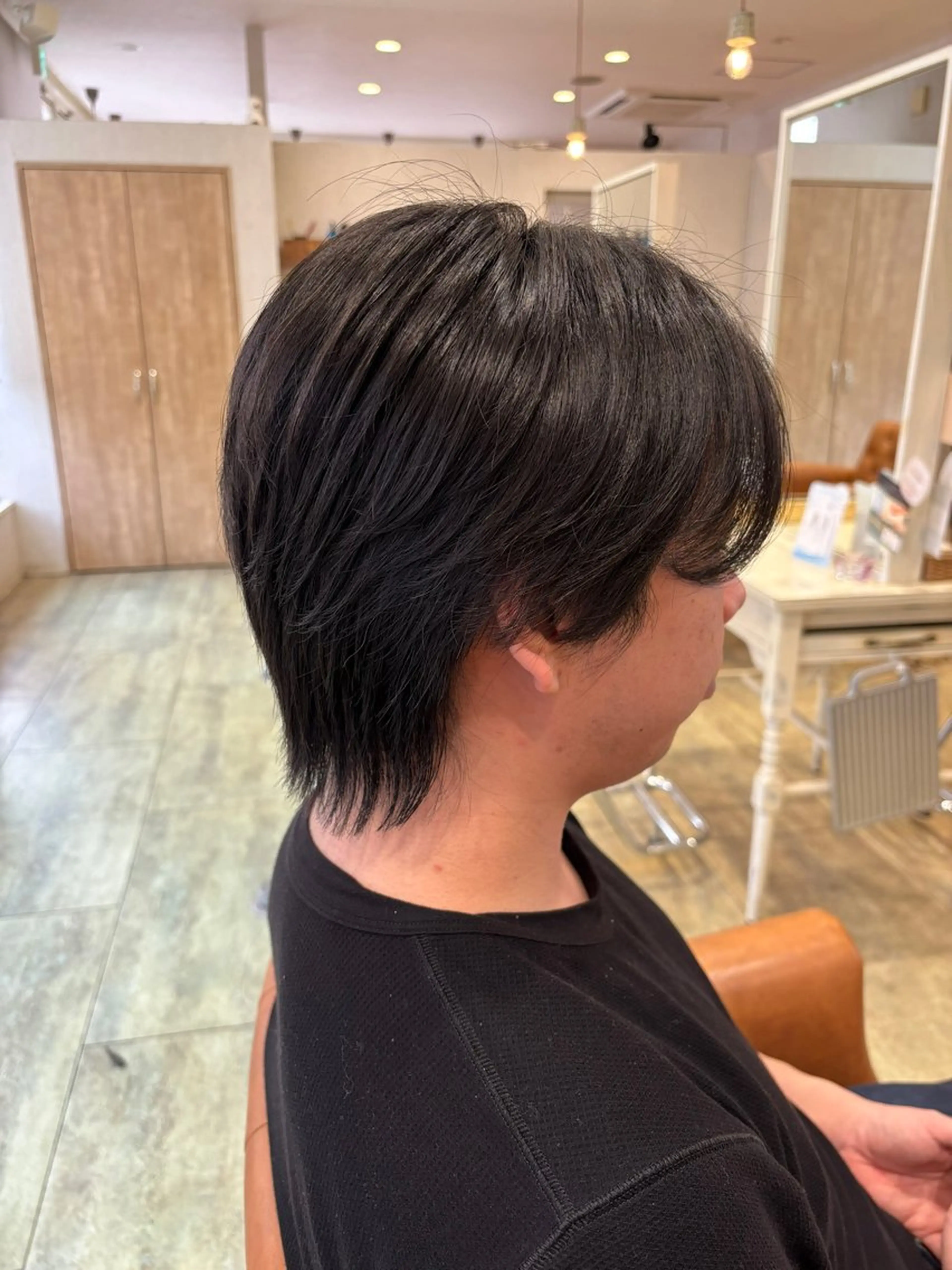 メンズ YURINO /ボブ ベージュ/ハイトーンのヘアスタイル