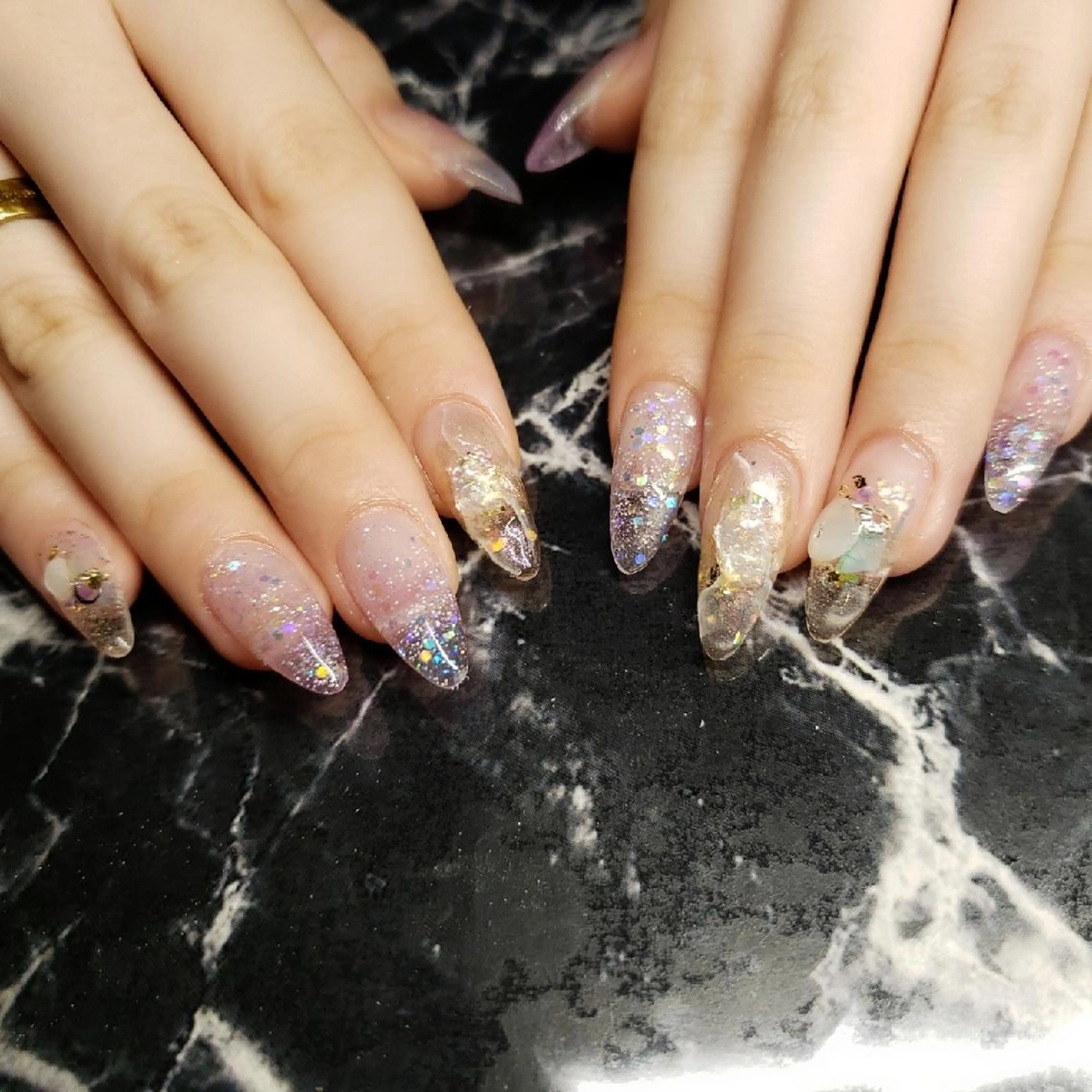 ネイル アートネイル ハンドネイル クロキ 。のネイルデザイン