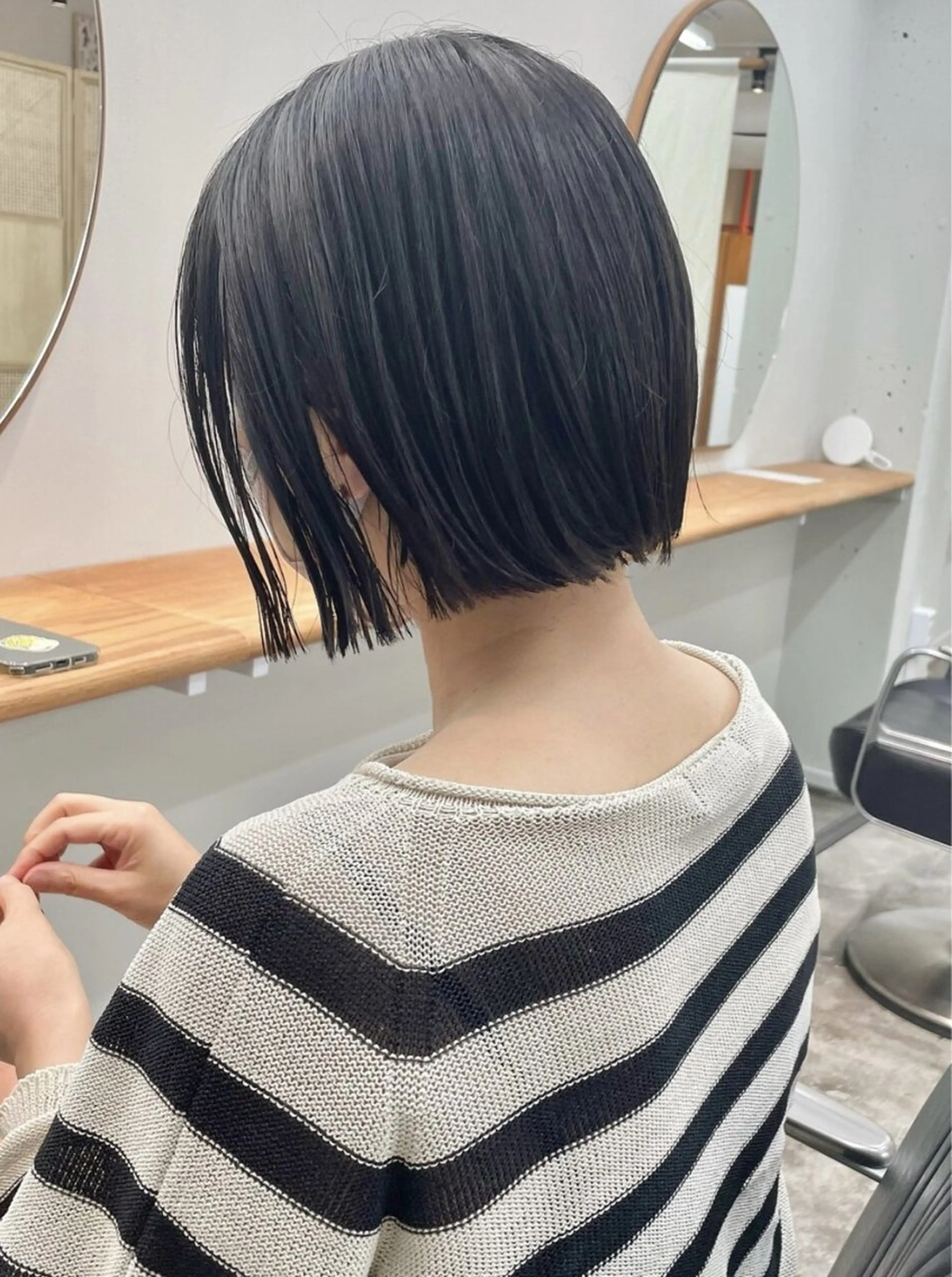 ショート カラー 透明感カラー ヘアカラー 立川艶髪カラーと映画 美容師YUJIのヘアスタイル
