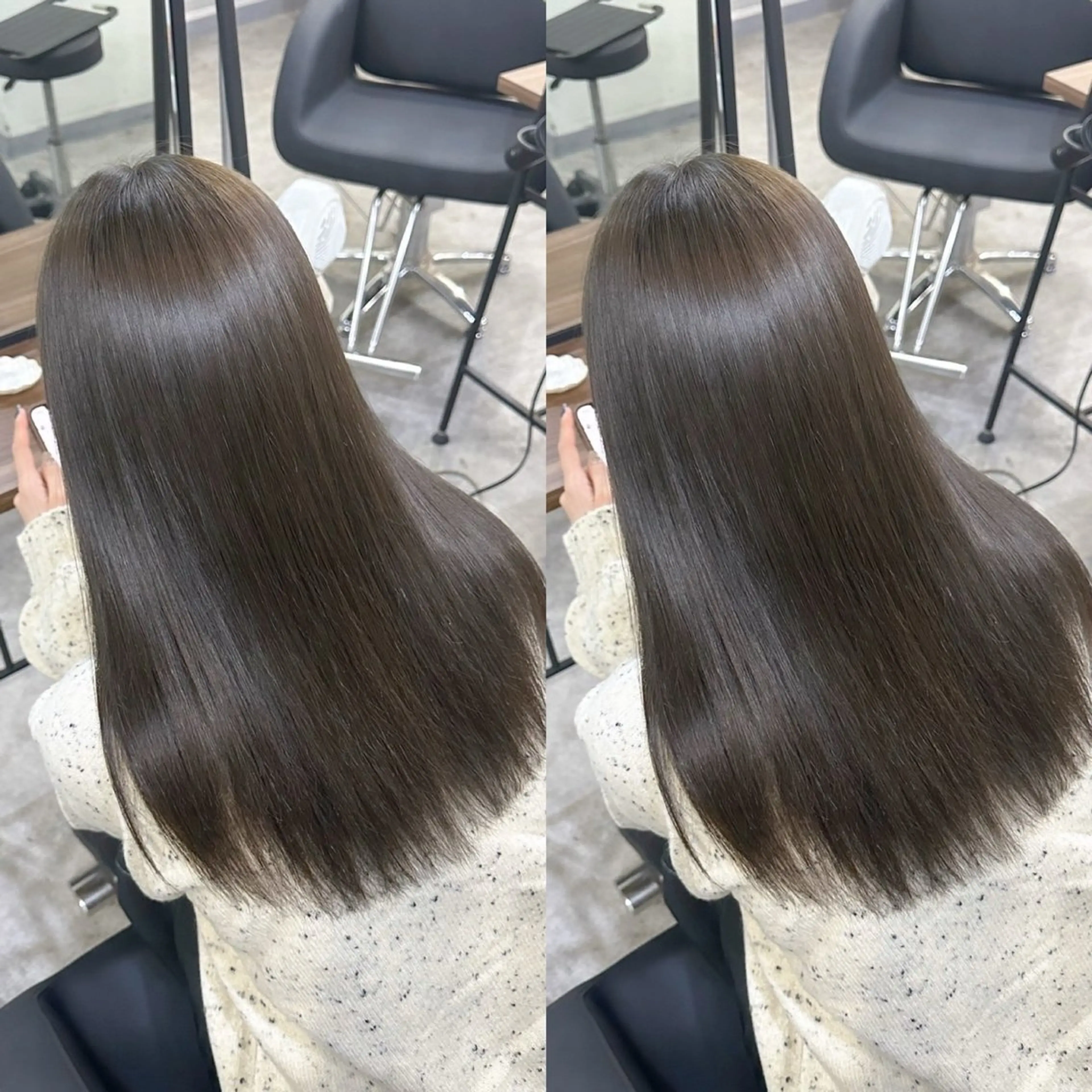 人気NO１⭐︎カット+カラー+超音波TR⭐︎ロング料金無しの写真