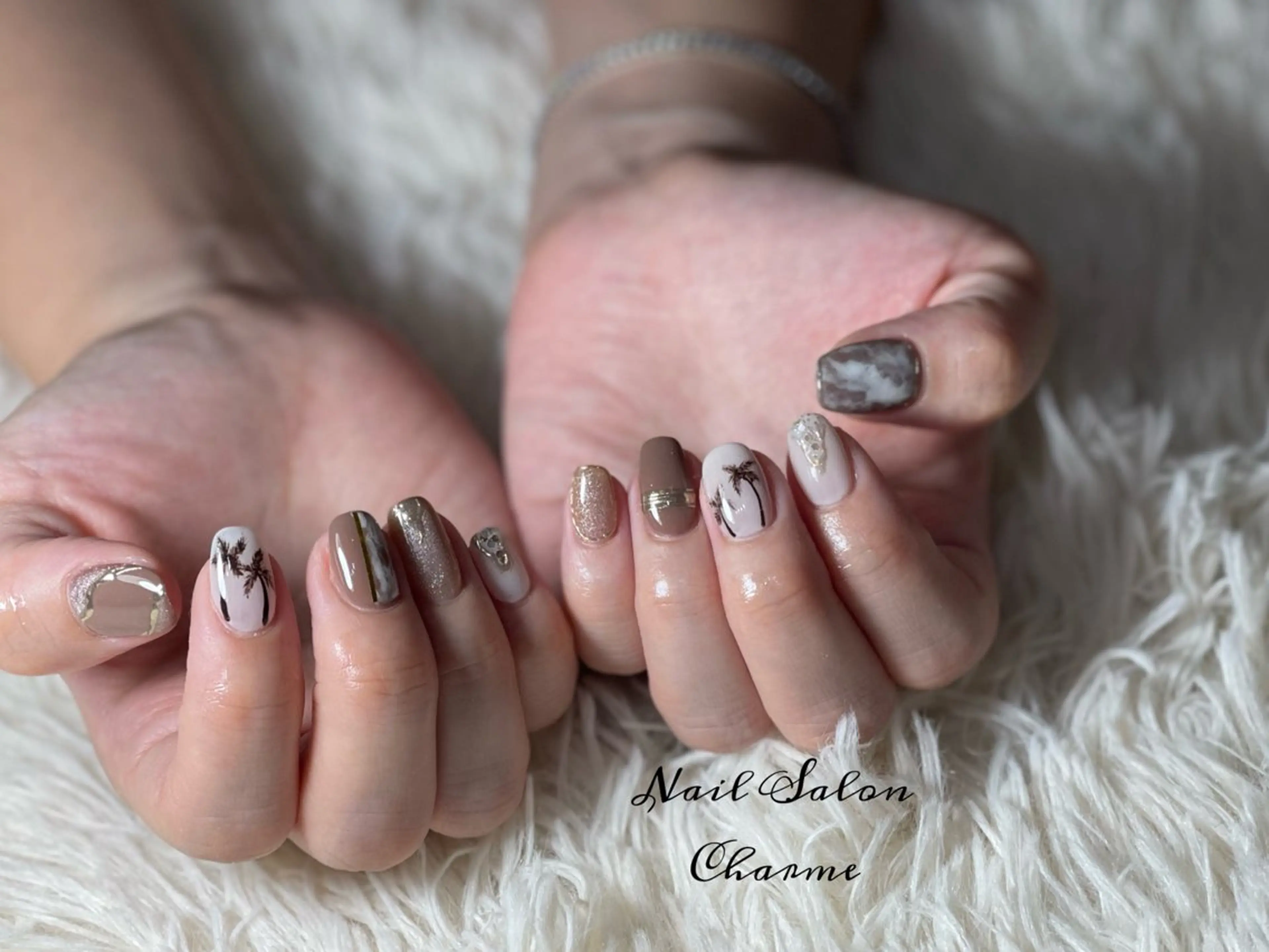 ネイル NailSalon Charmeのネイルデザイン