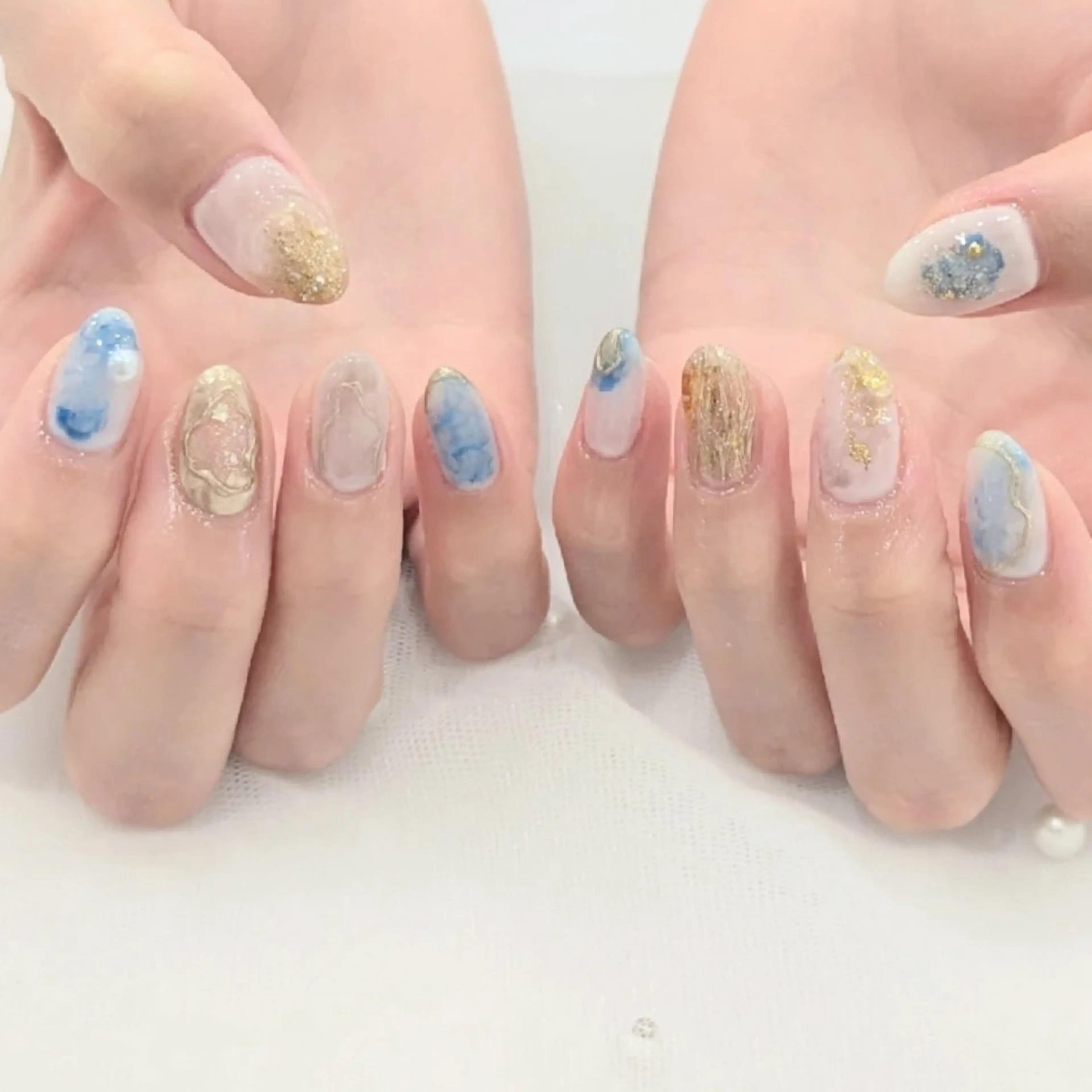 ネイル ハンドネイル Lily nail 船橋 yuki🍒のネイルデザイン