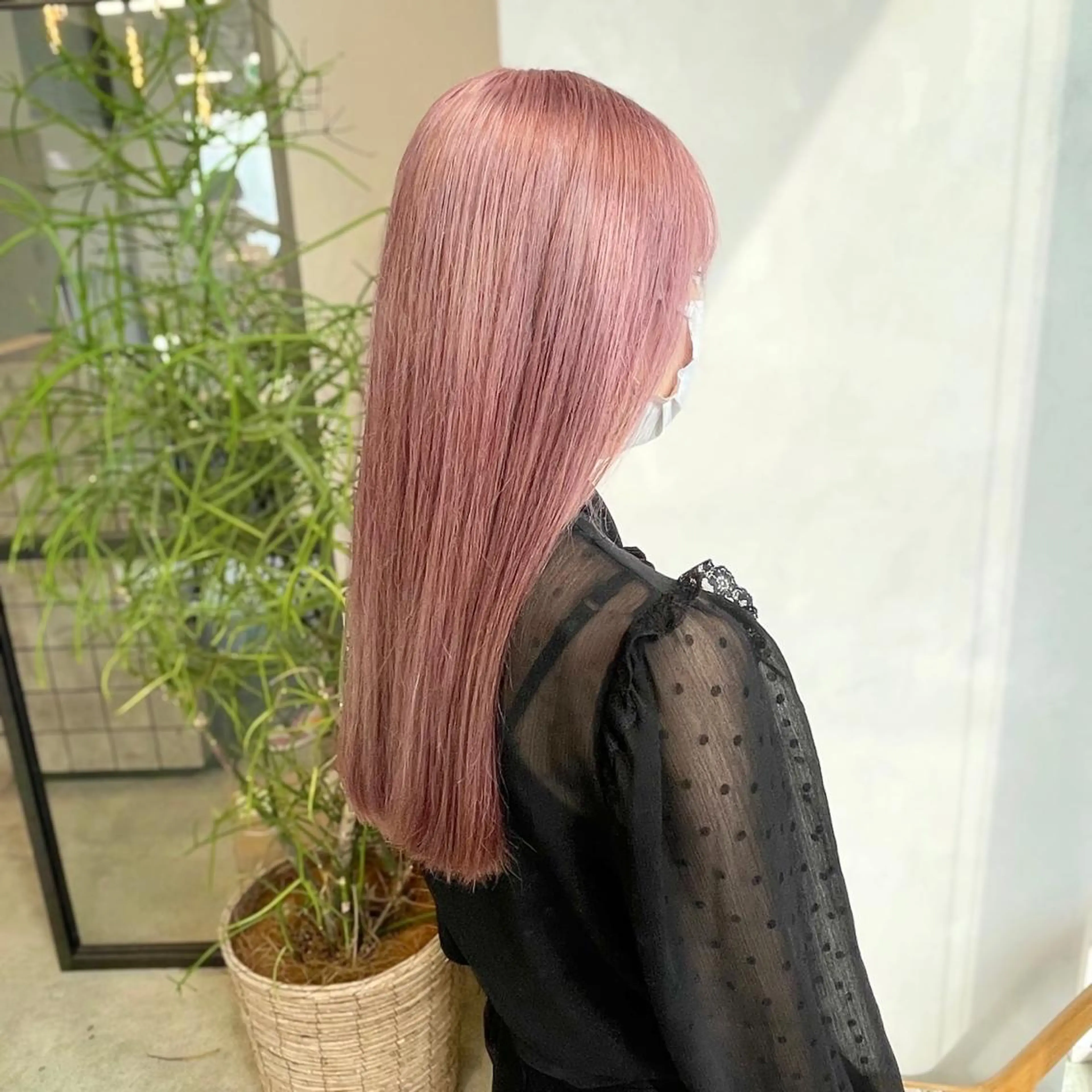 ロング カラー ブリーチ ピンクカラー ホワイトピンク ヘアカラー トリートメント 🔷ダブルカラーハイ トーン🔷櫻井走のヘアスタイル