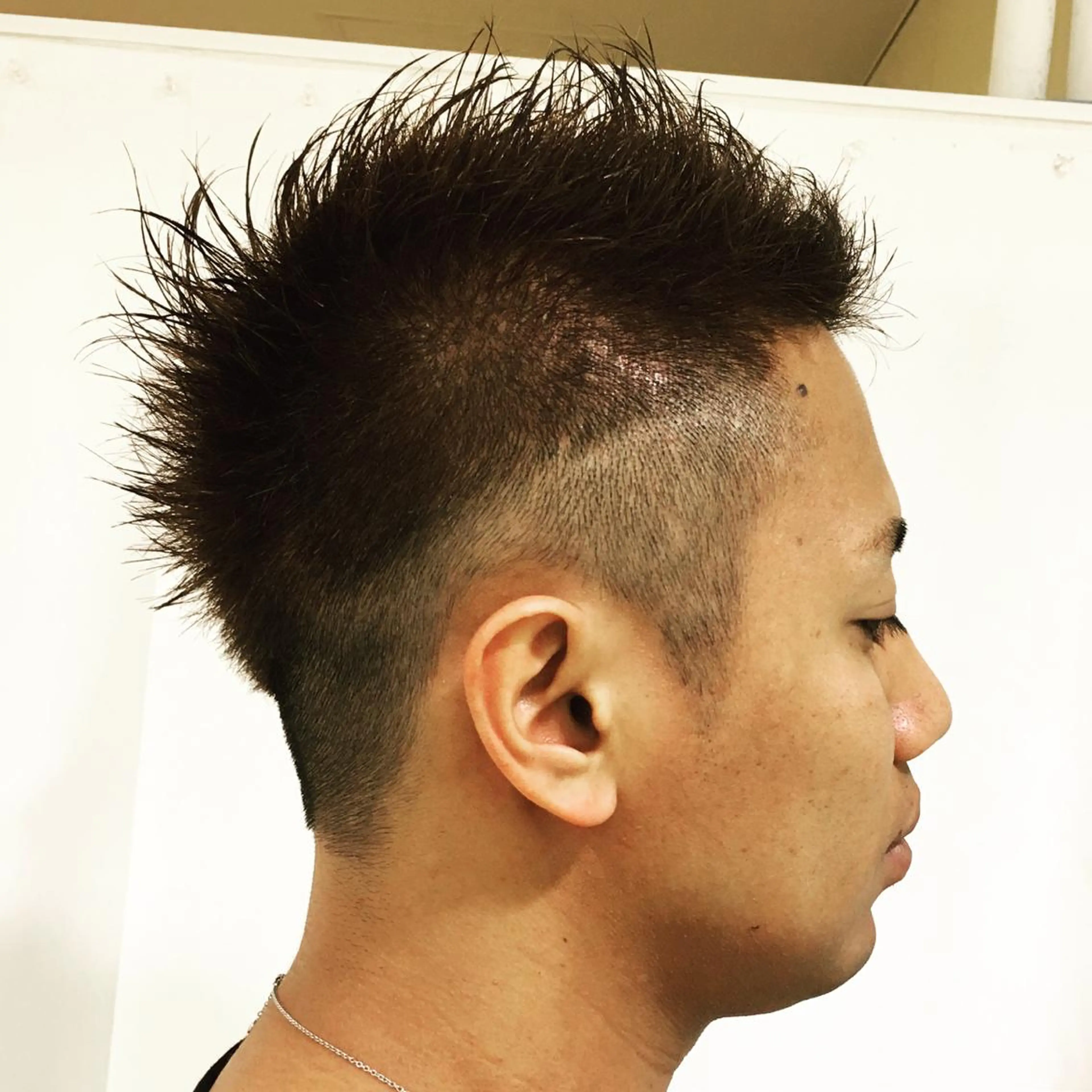 ショート パーマ メンズ きむえり/髪質改善 /うねり広がり改善のヘアスタイル