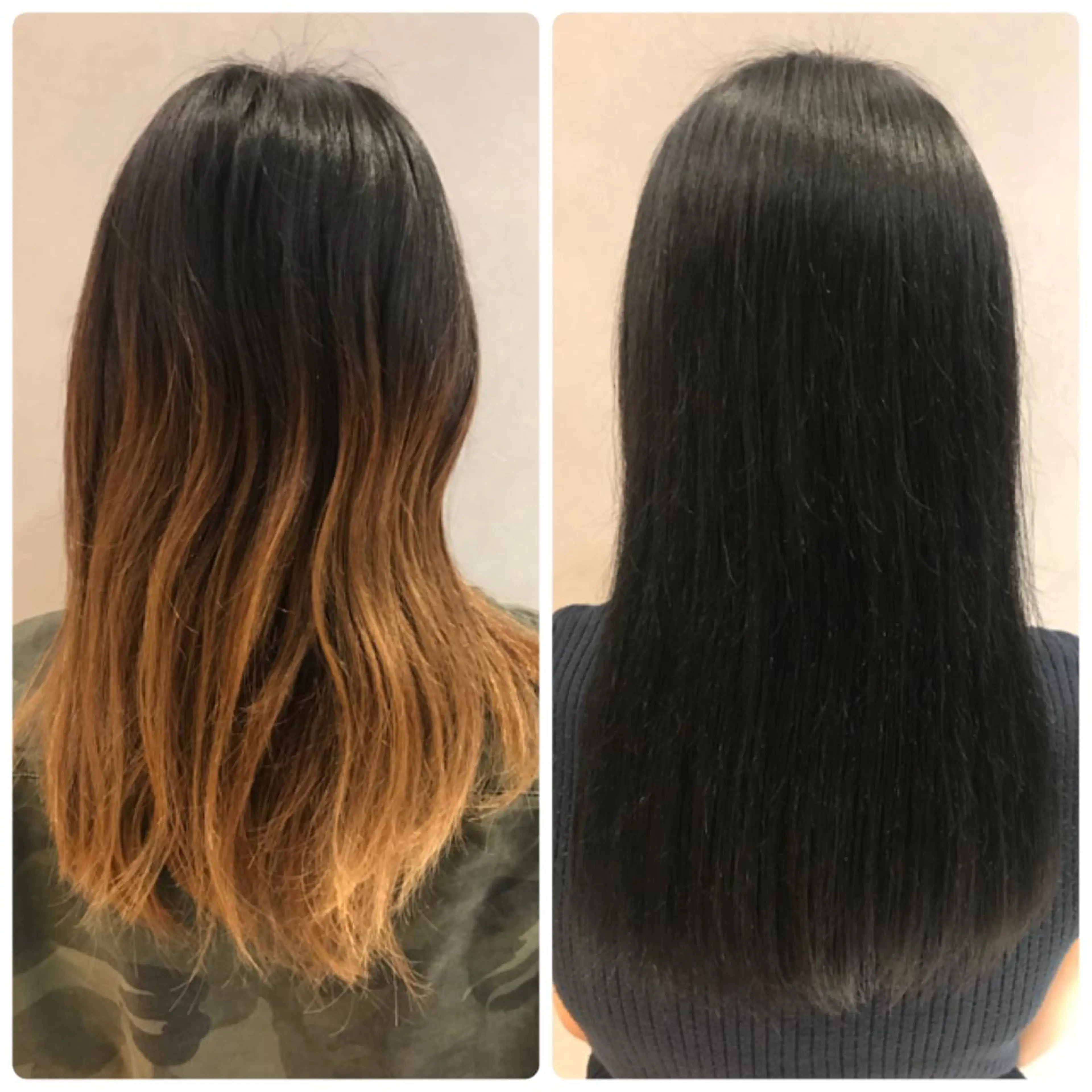 ロング カラー ブリーチ 土佐 優奈のヘアスタイル