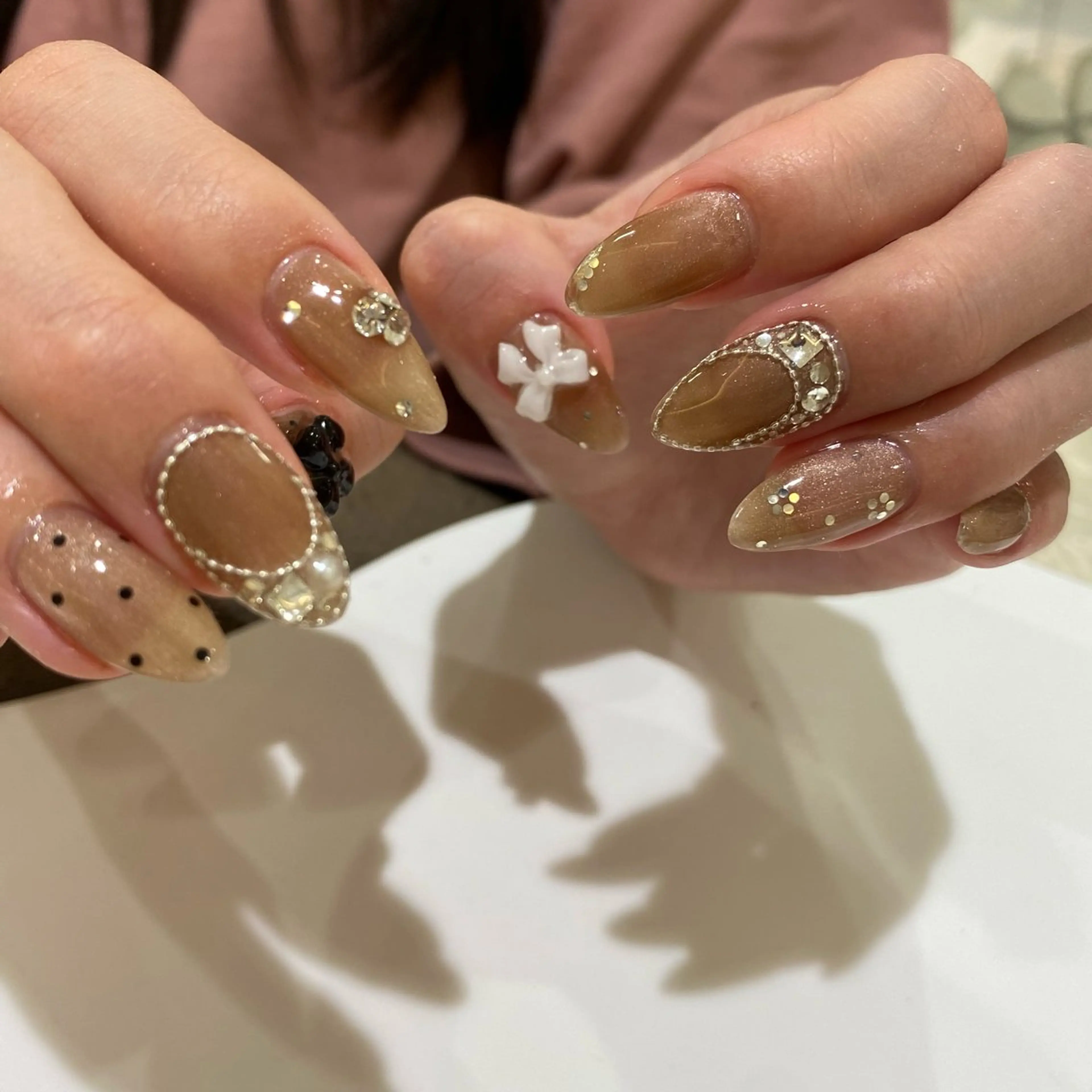 ネイル ハンドネイル 🥀たなか れね🍋のマツエク・マツパデザイン