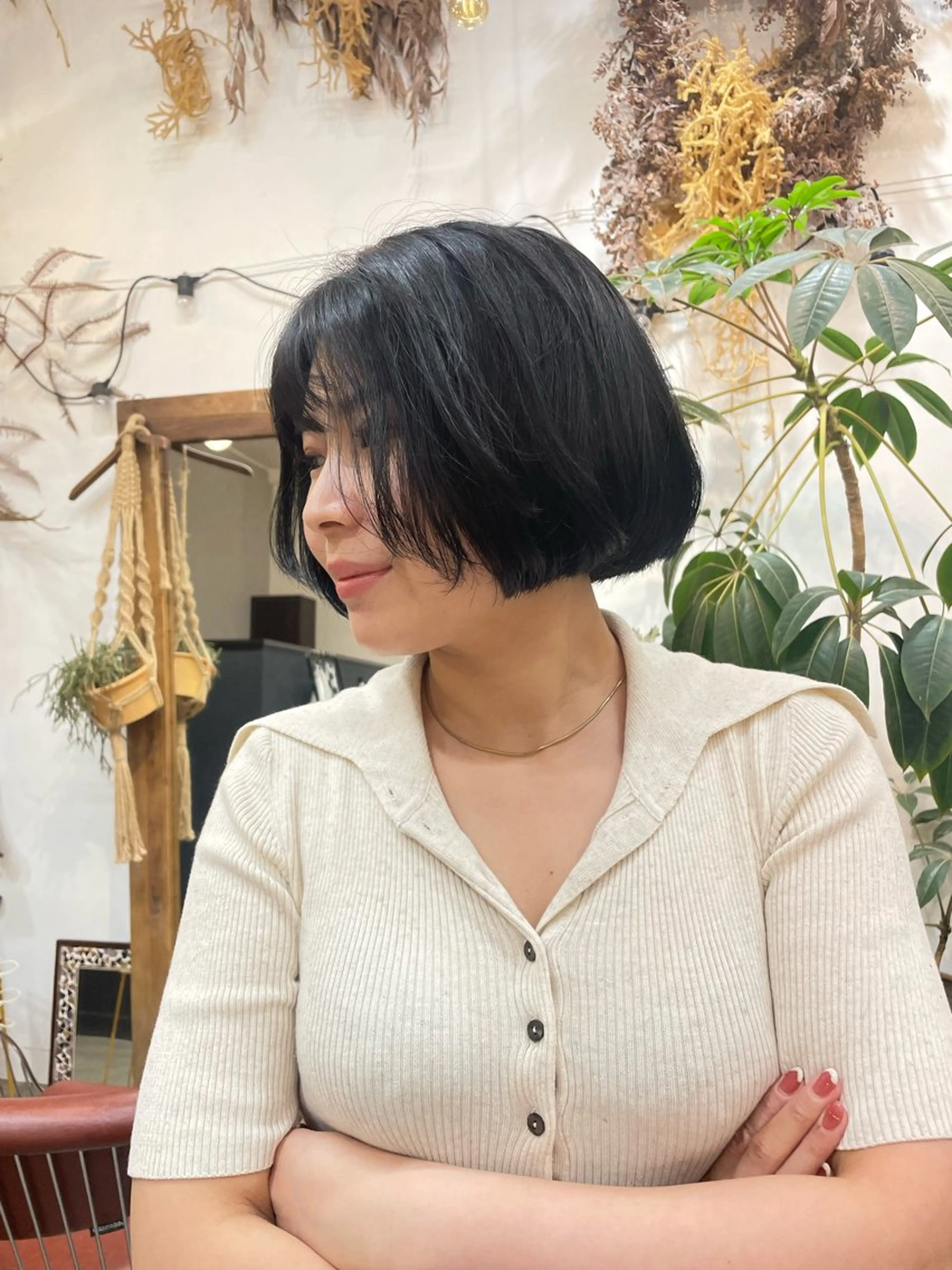 ショート カラー ボブ カット ヘアカラー volta∞knot所属・狩野 羅夢のヘアスタイル