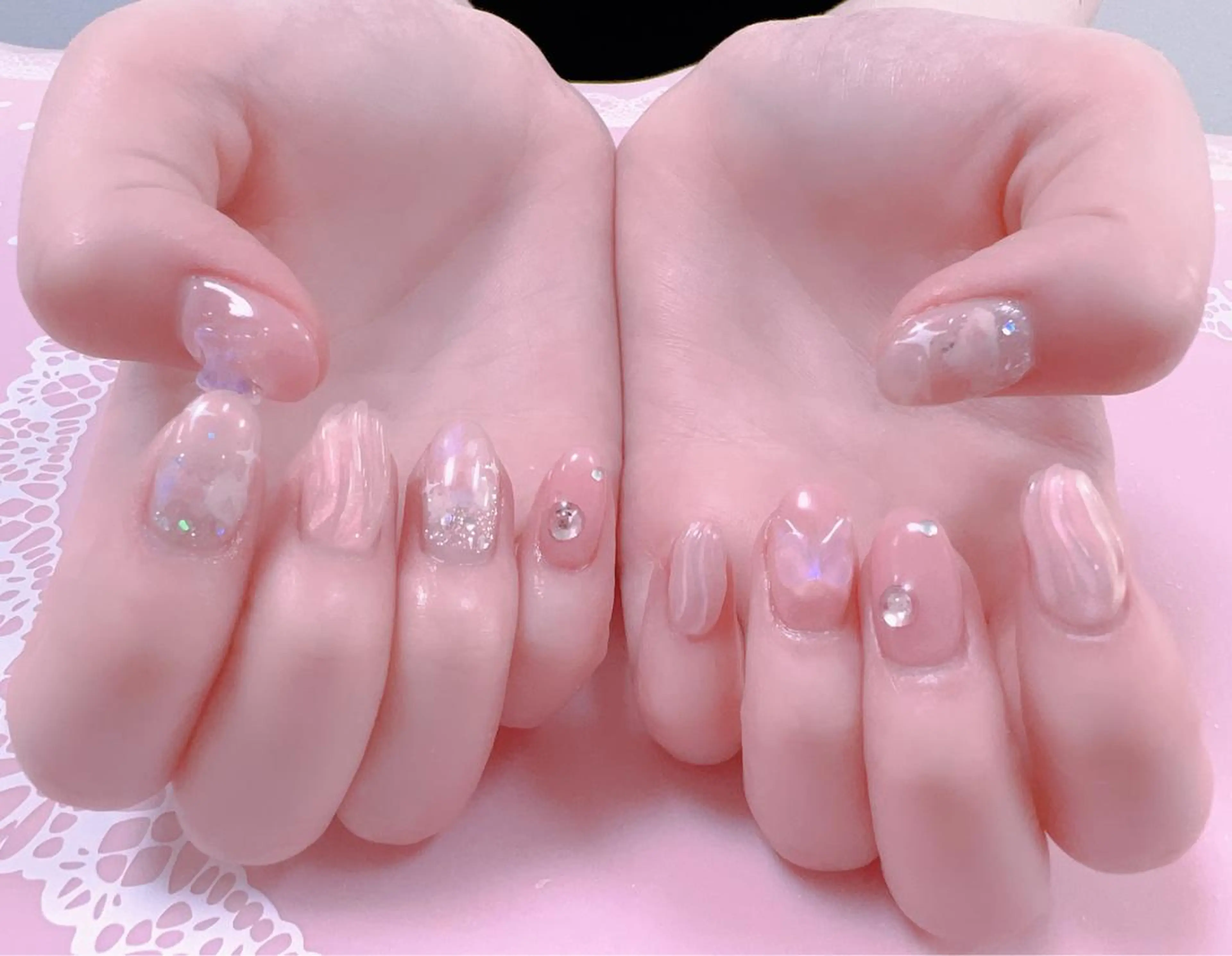 ネイル はぴねす所属・横浜 美夢のネイルデザイン