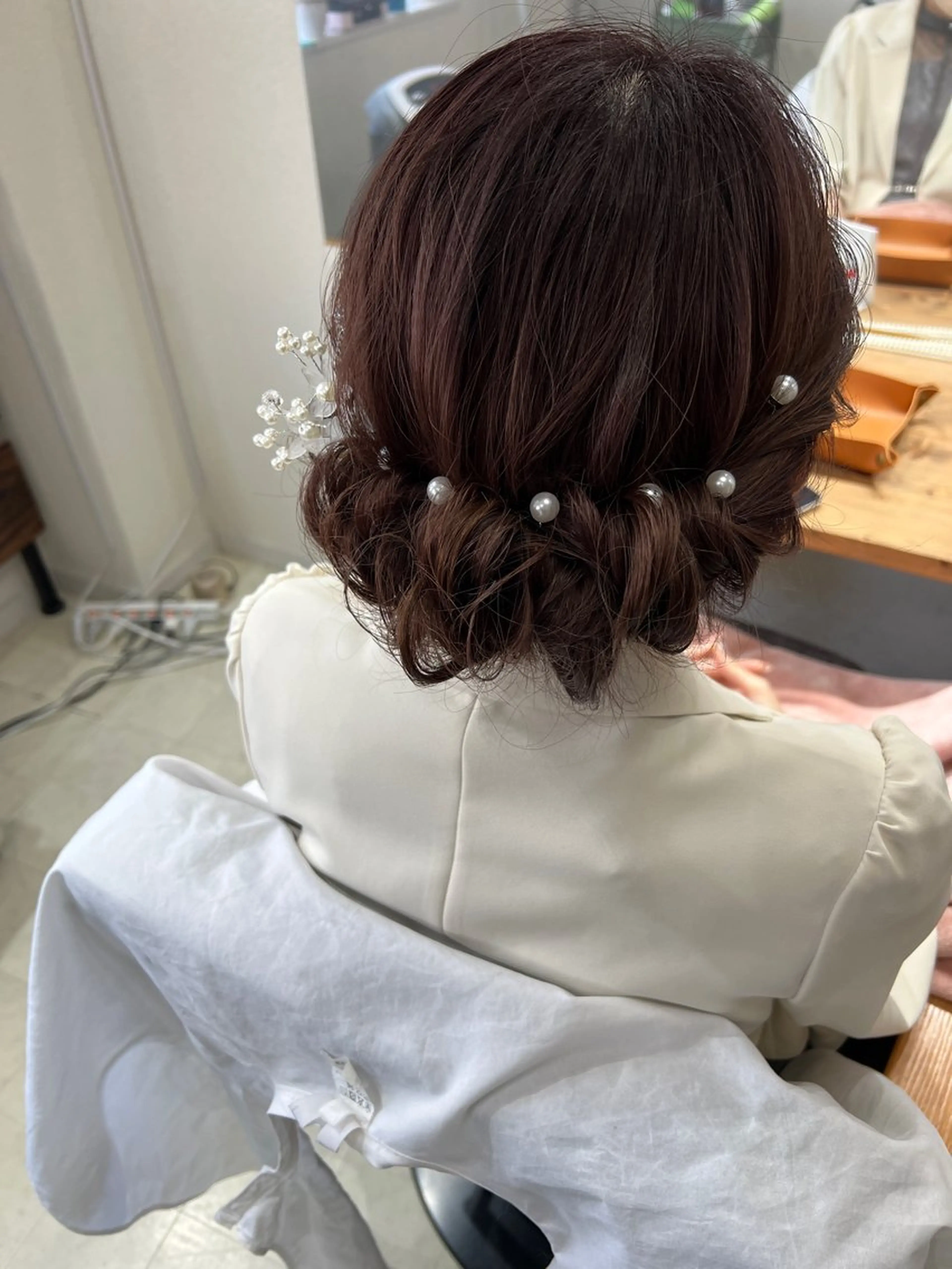 セミロング ヘアアレンジ 山室 敬義のヘアスタイル