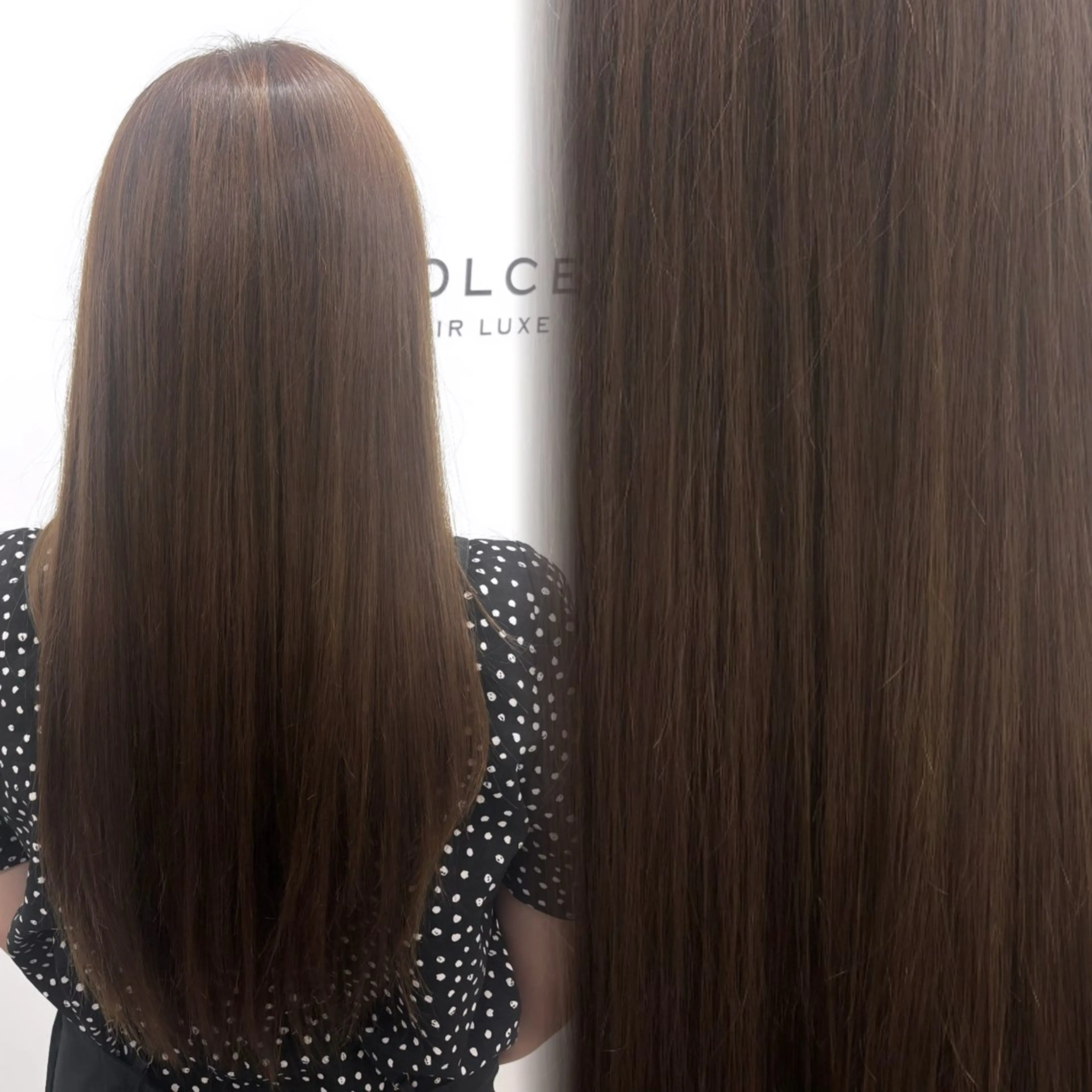 ロング カラー アッシュ 透明感カラー ヘアカラー 艶髪/韓国ヘア/ 透明感カラー/ トワのヘアスタイル