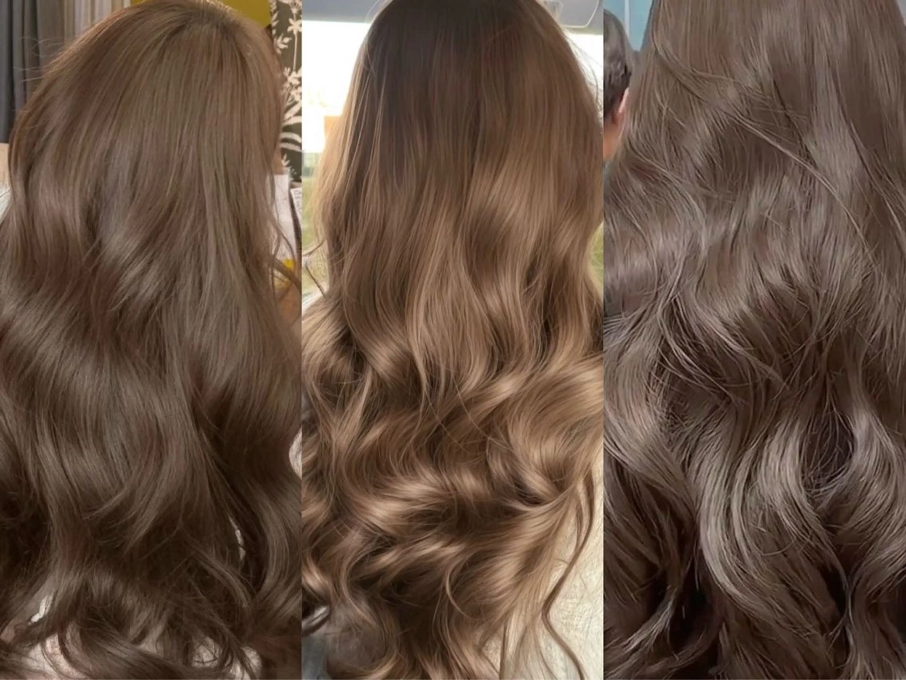 ロング ヘアカラー MASHU韓国ヘア/ レイヤー/透明感カラのヘアスタイル