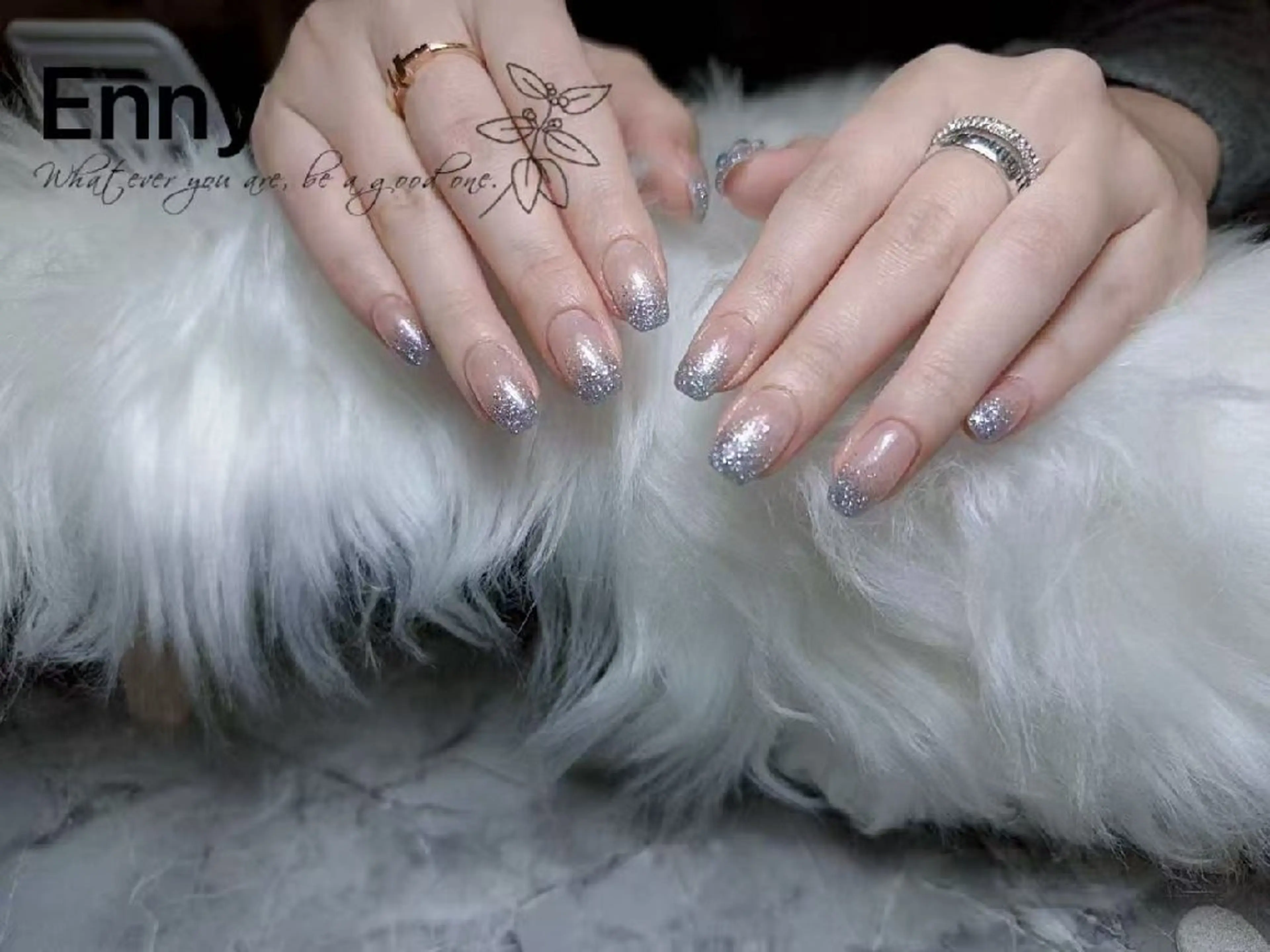 【2級持ち研修ネイリスト】ラメグラデーションワンカラーの写真