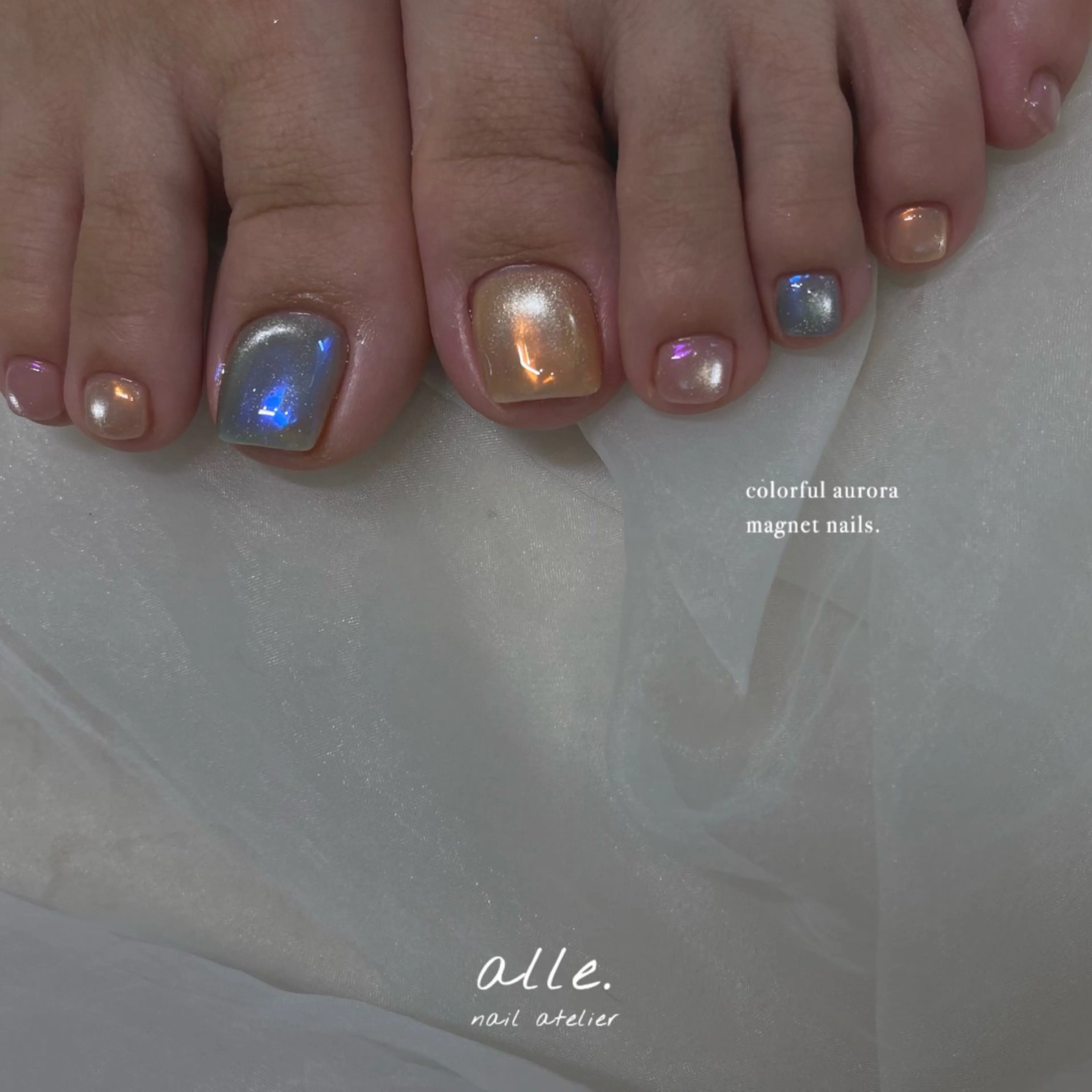 ネイル フットネイル atelier alle.のネイルデザイン