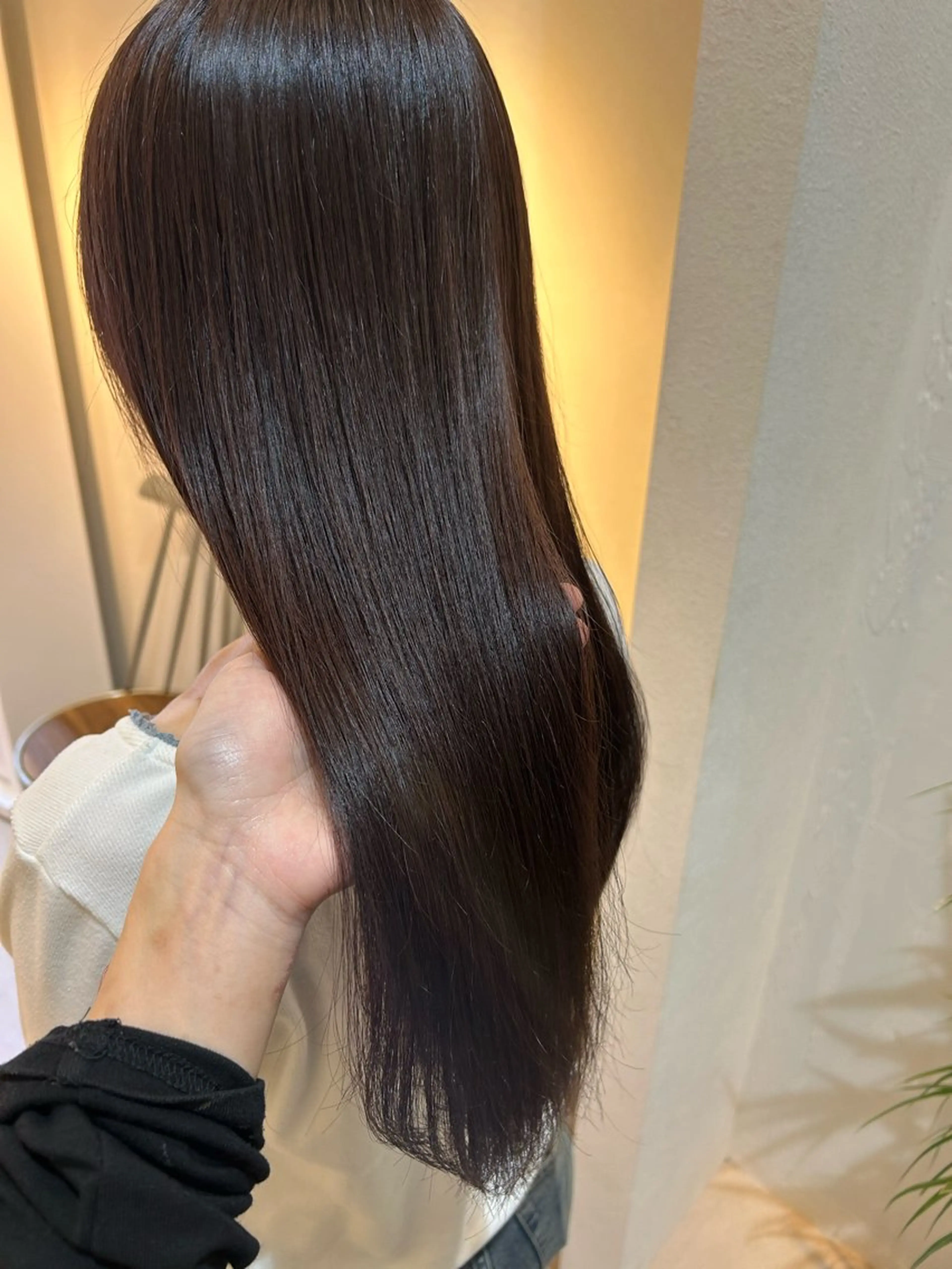 ロング カラー ブラウンカラー ラベンダーカラー お顔周り/オリーブ/ Wカラー/mei大名のヘアスタイル